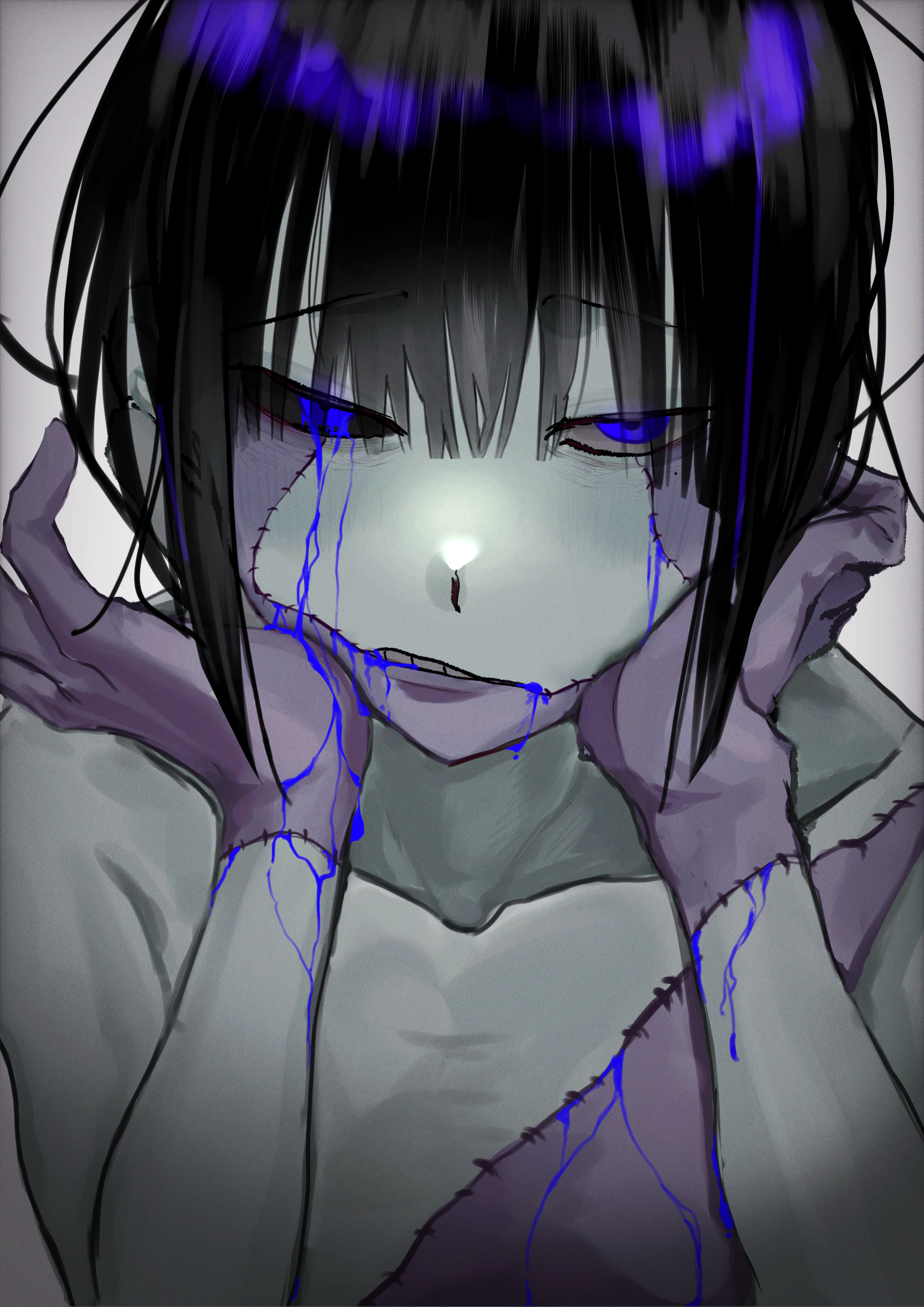 創作「青の魔物」-1