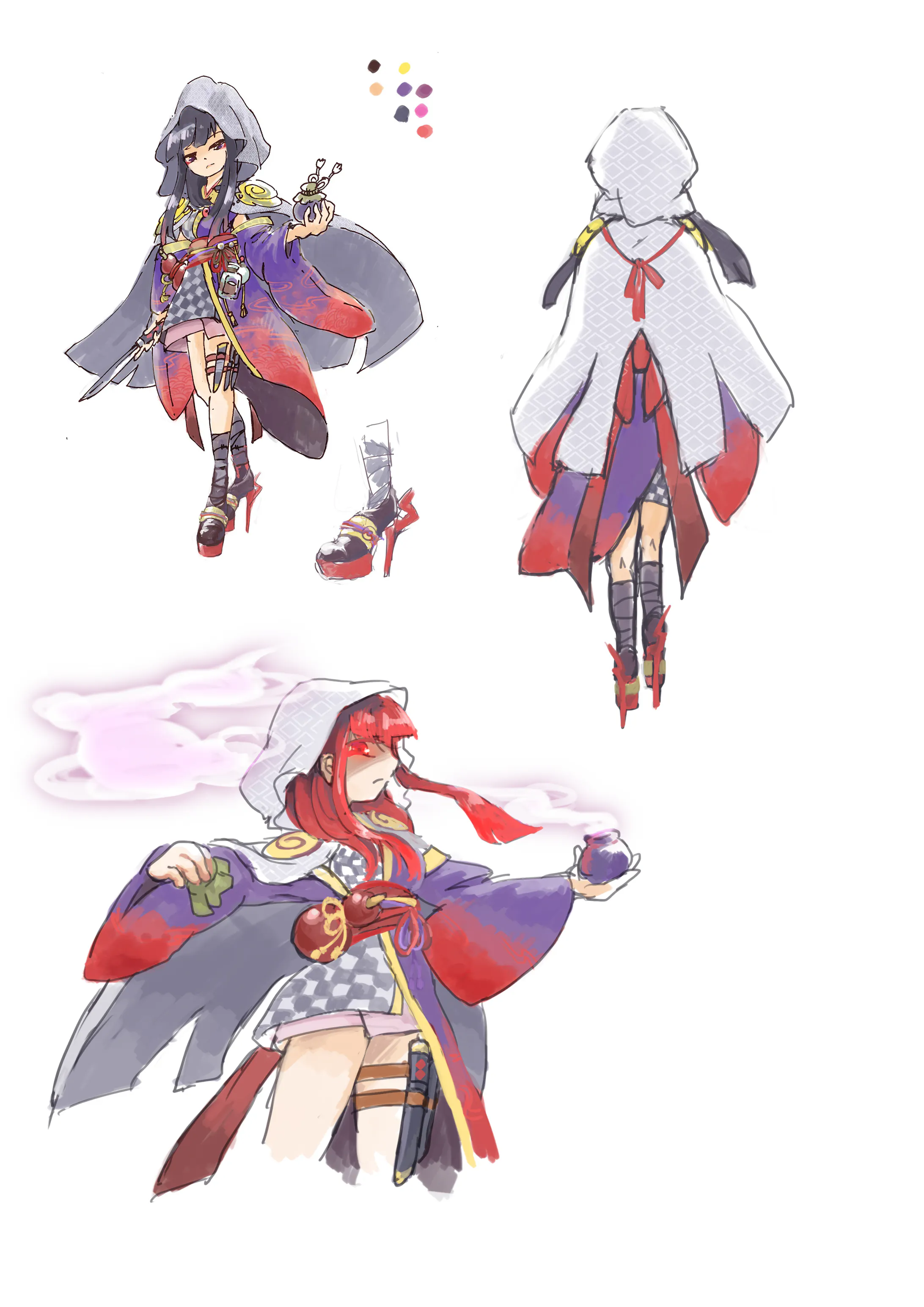 女性キャラクターデザイン 女性キャラクターデザイン