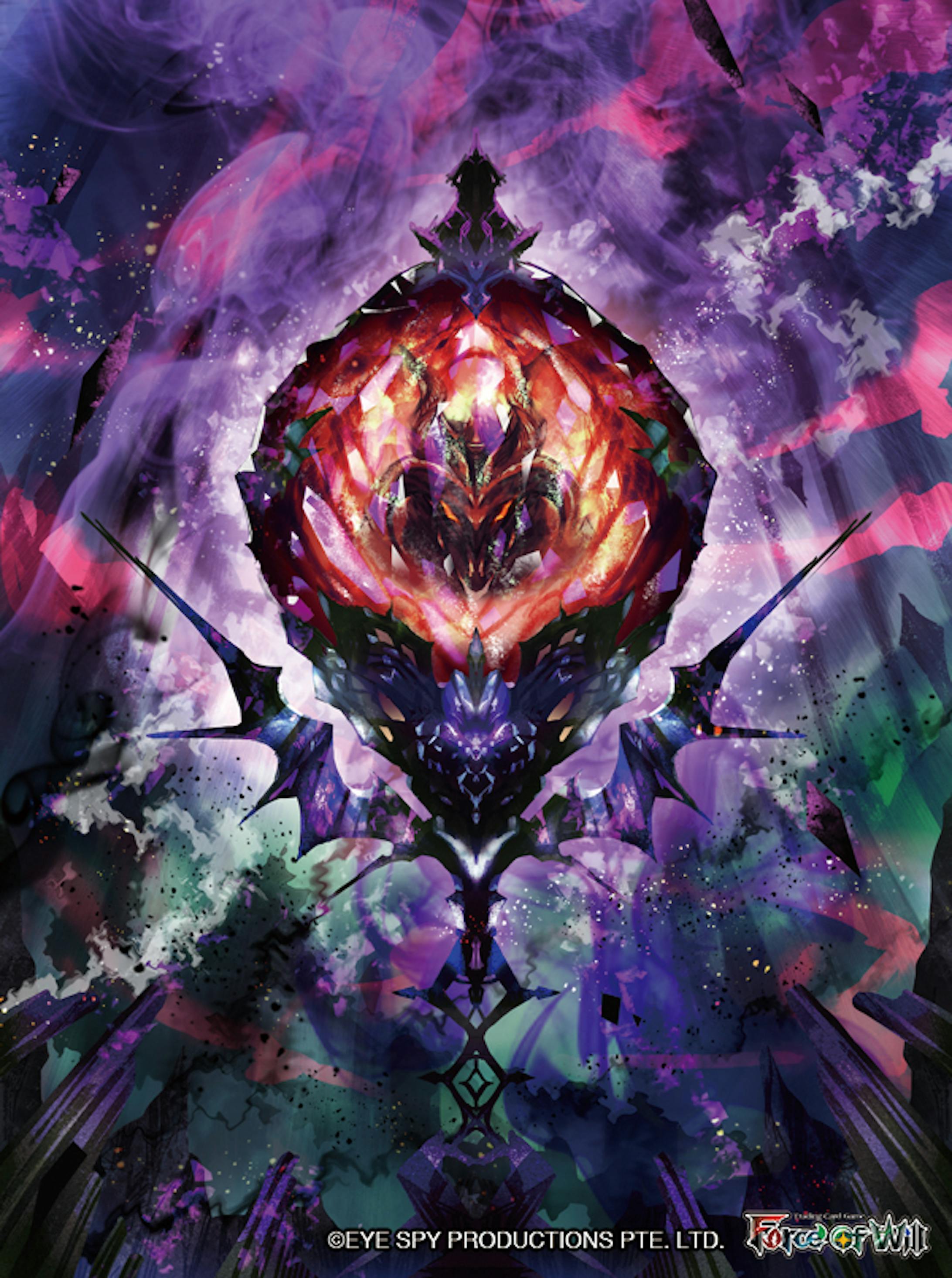 【仕事絵】Imaginary Satan, Magic Crystal【FoW】-1