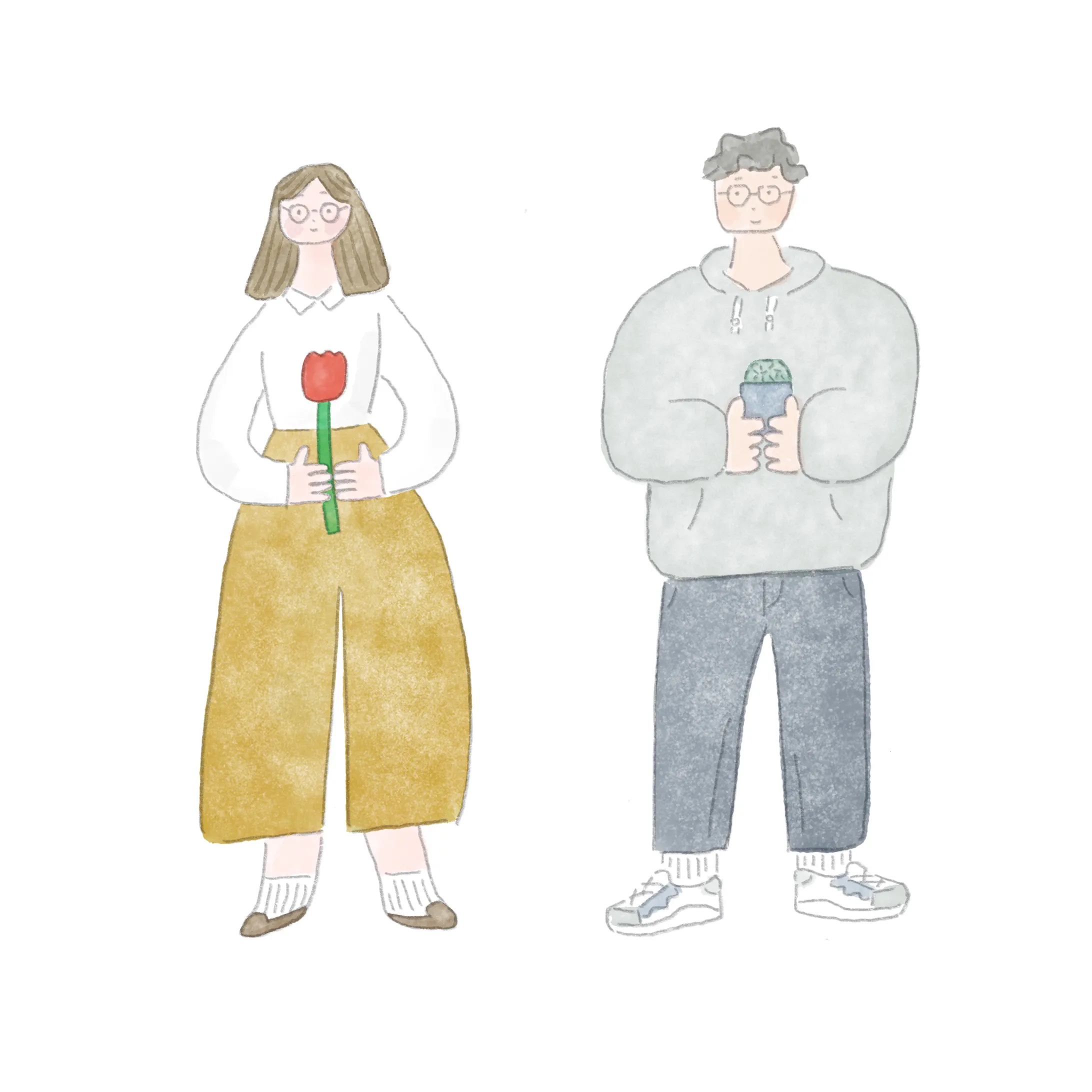 やさしい気持ち イラストカット