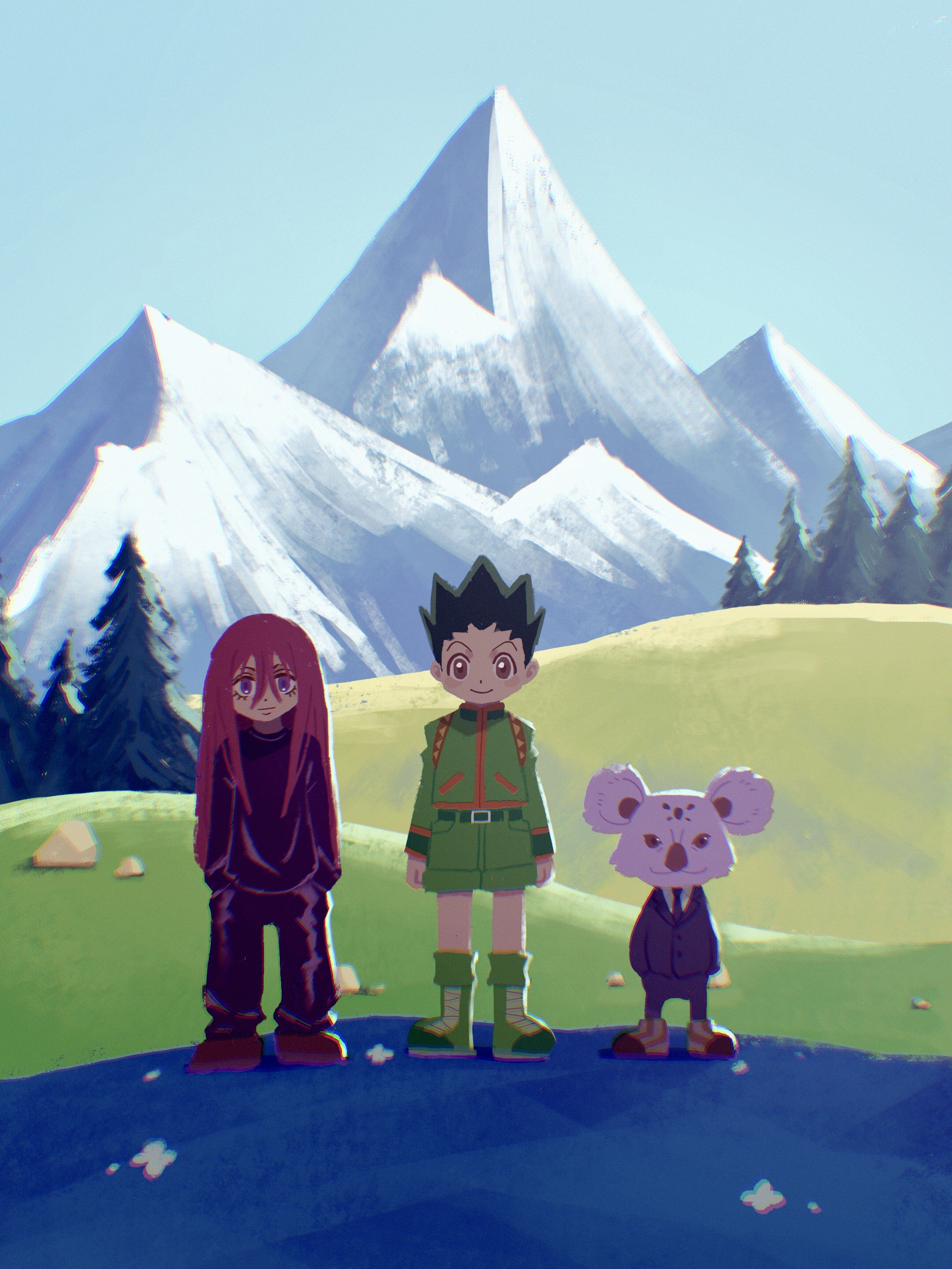 HUNTER×HUNTER ヒソカ プロマイド 初期 青髪 ハンターハンター ヒソカ