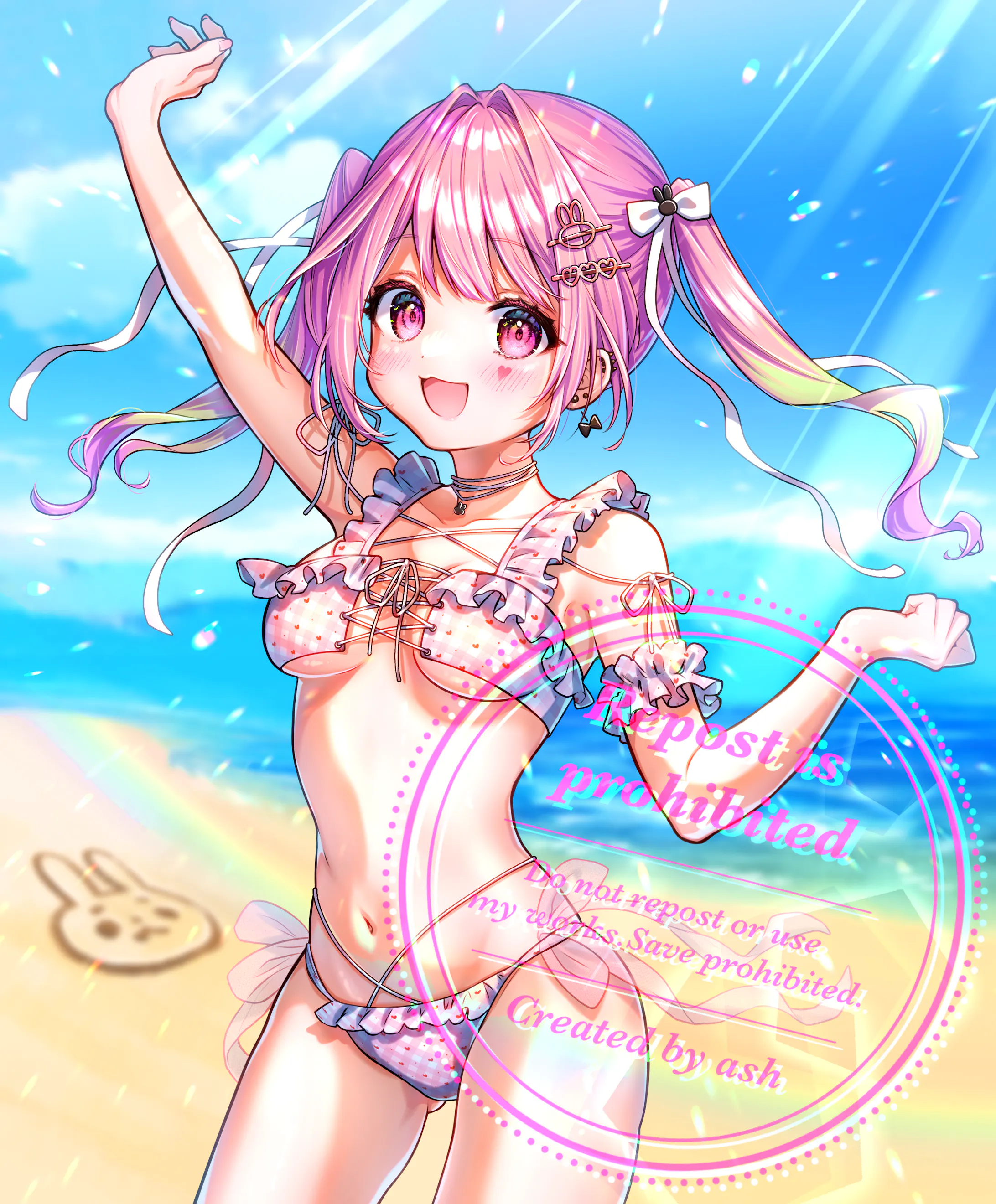 兎病ノエル様 水着イラスト 兎病ノエル様 水着イラスト
