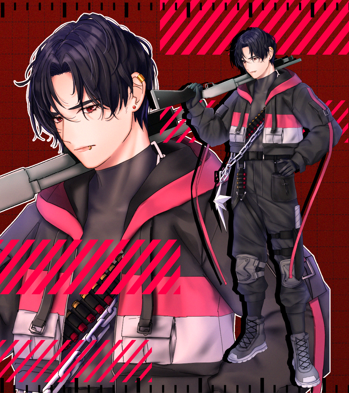 自主制作キャラクター(戦闘員男性)-1