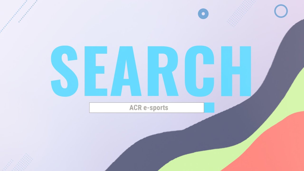 ACR e-sports 動画オープニング / モーショングラフィックス制作