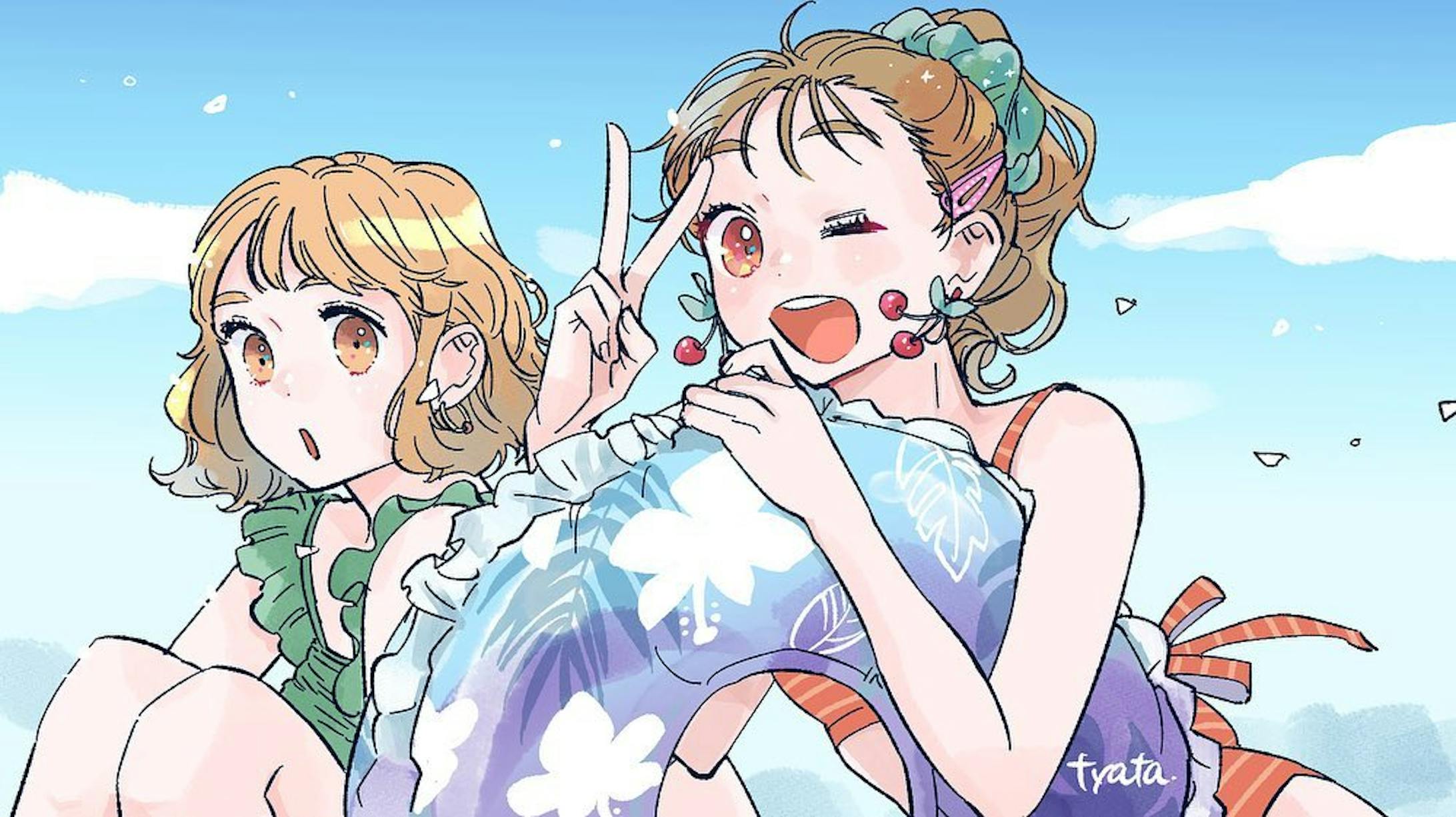 #イラストレーター
#ガールズイラスト
#WEB漫画
#水着
#タイムラプス
#イラストメイキング

もうすぐ7月が終わる...！早い！
夏っぽいことしてない,というわけで
夏っぽい絵を。
早く何も考えないで遊べる世の中にならないかなぁ-1