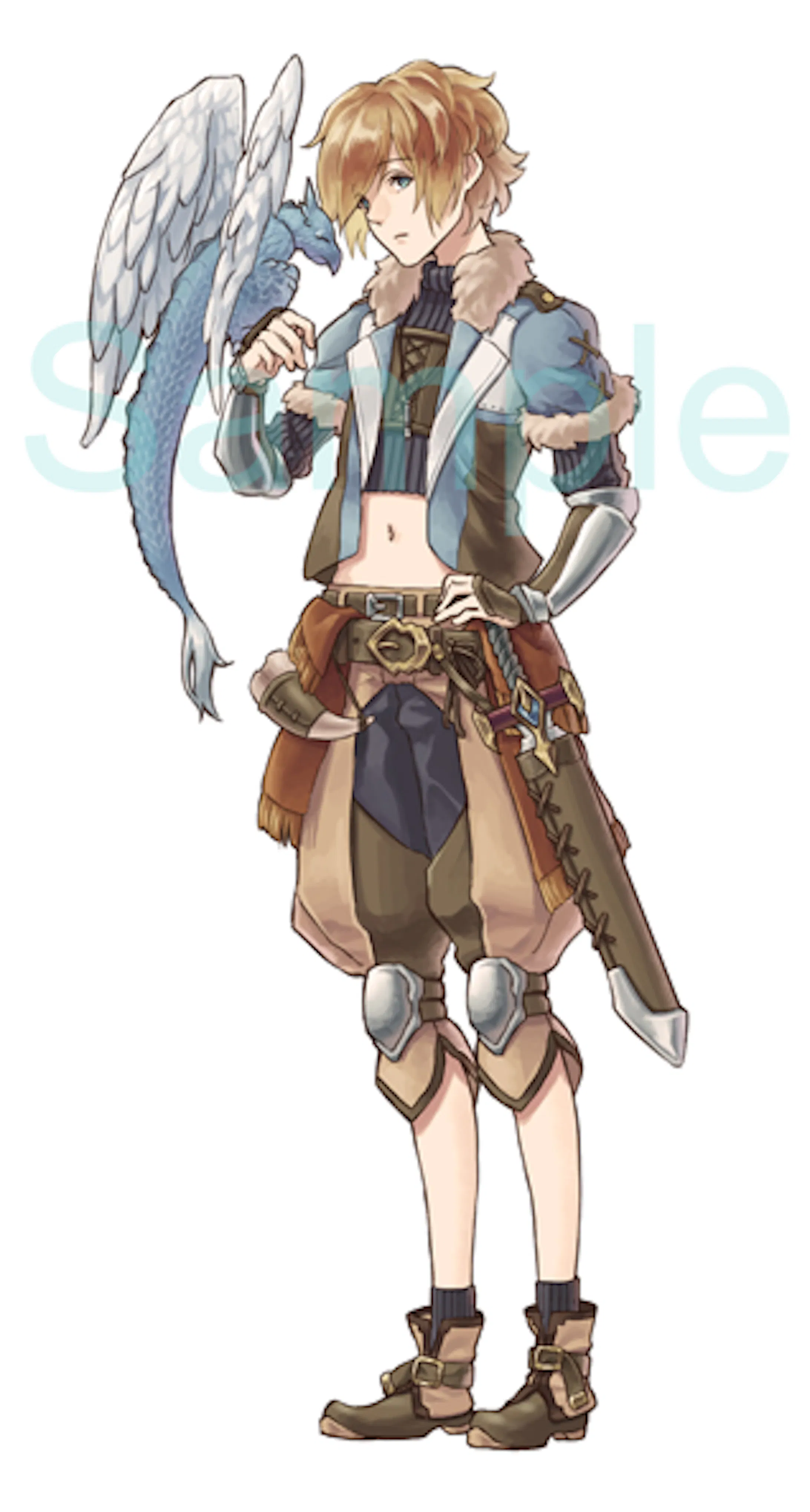 ファンタジー少年立ち絵