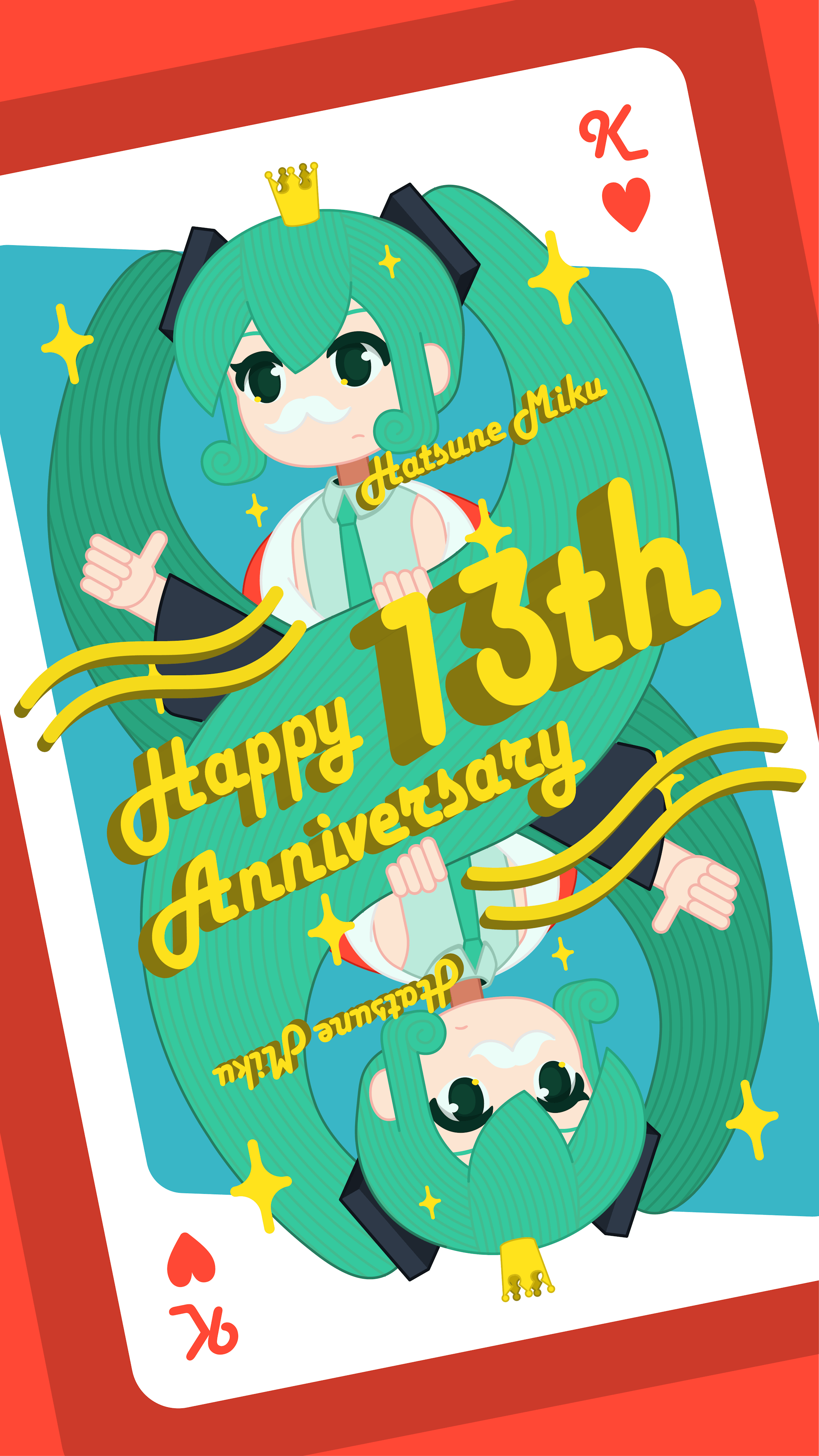 初音ミク誕生日記念イラスト 初音ミク誕生日記念イラスト