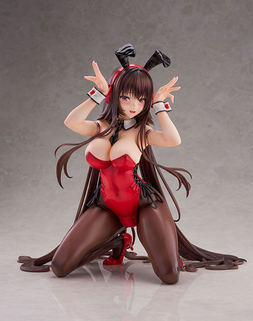 1/4スケールフィギュア　アマカノ2+　黒姫結灯　バニースーツver.