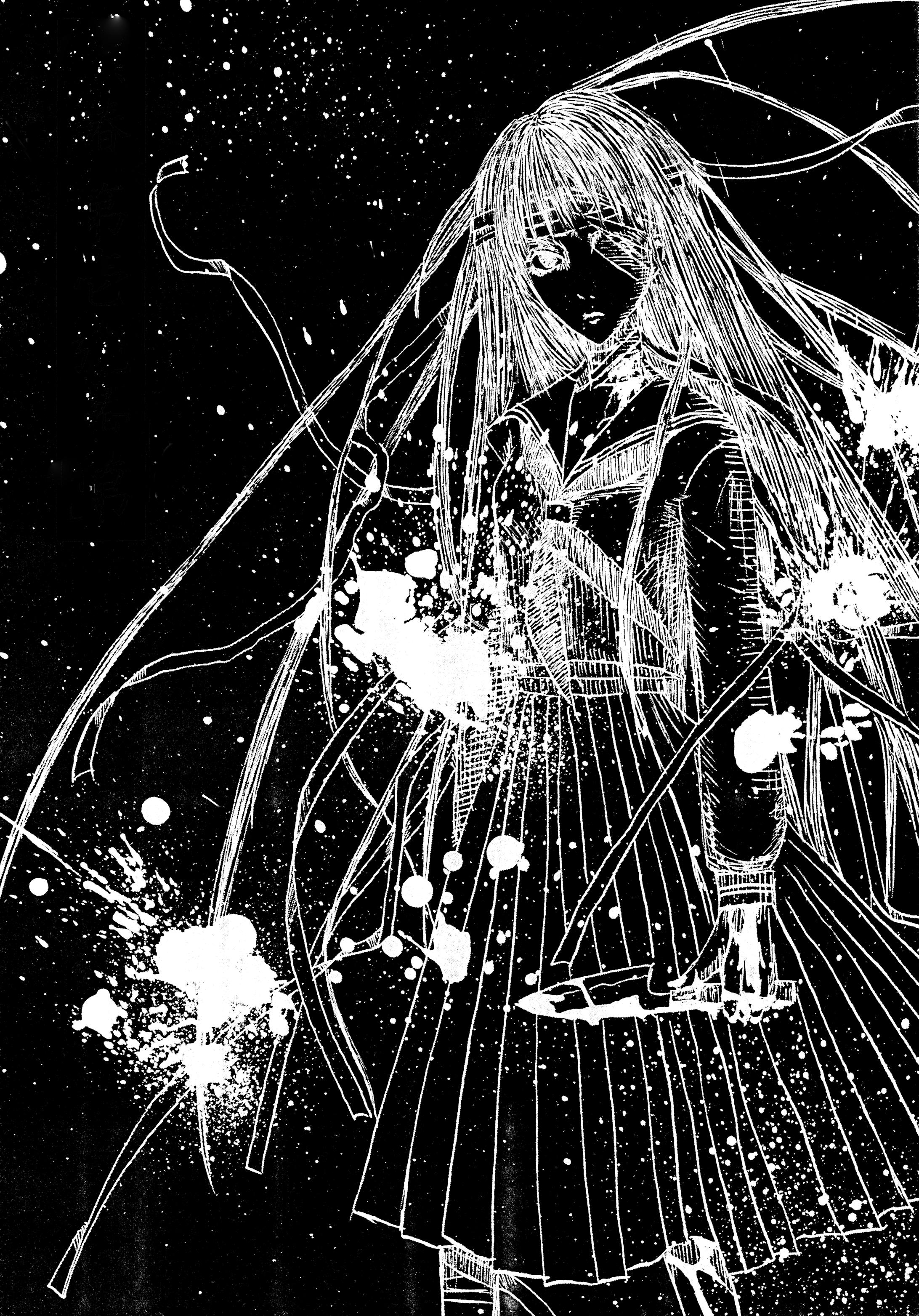 モノクロイラスト/漫画-1