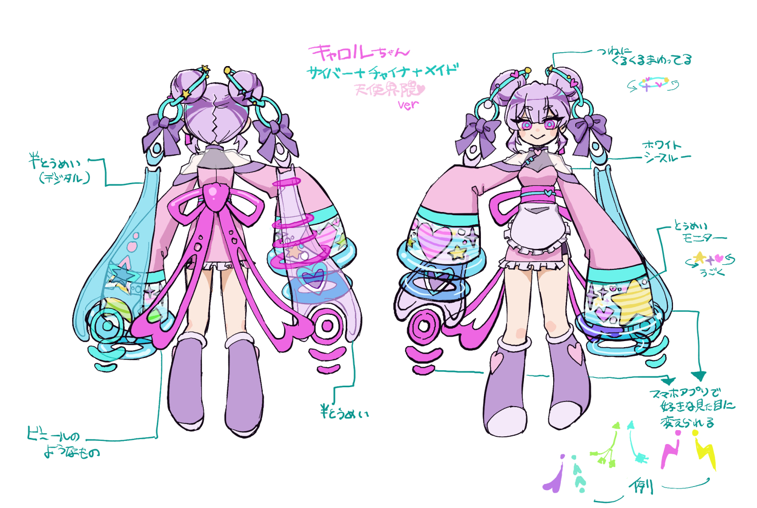 衣装デザイン(skeb)/キャロルちゃん