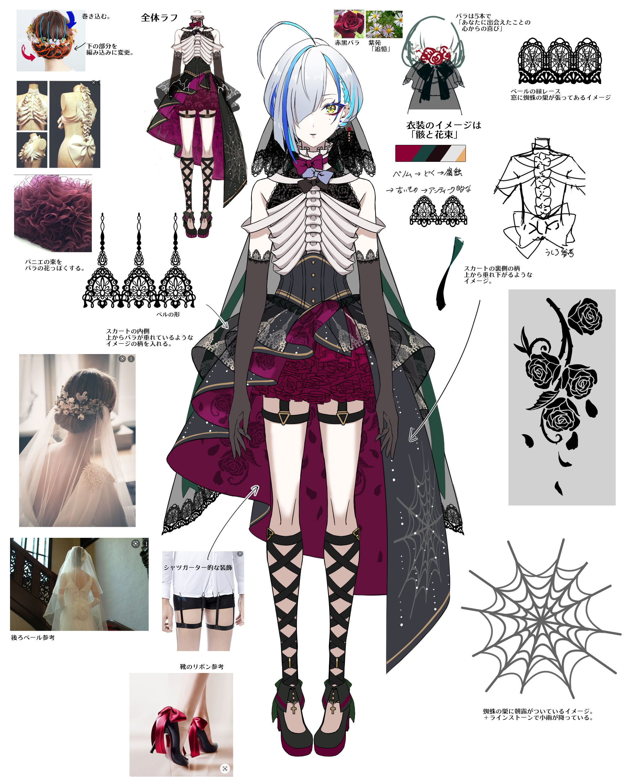 【R様】ご依頼衣装 ご依頼】衣装デザイン