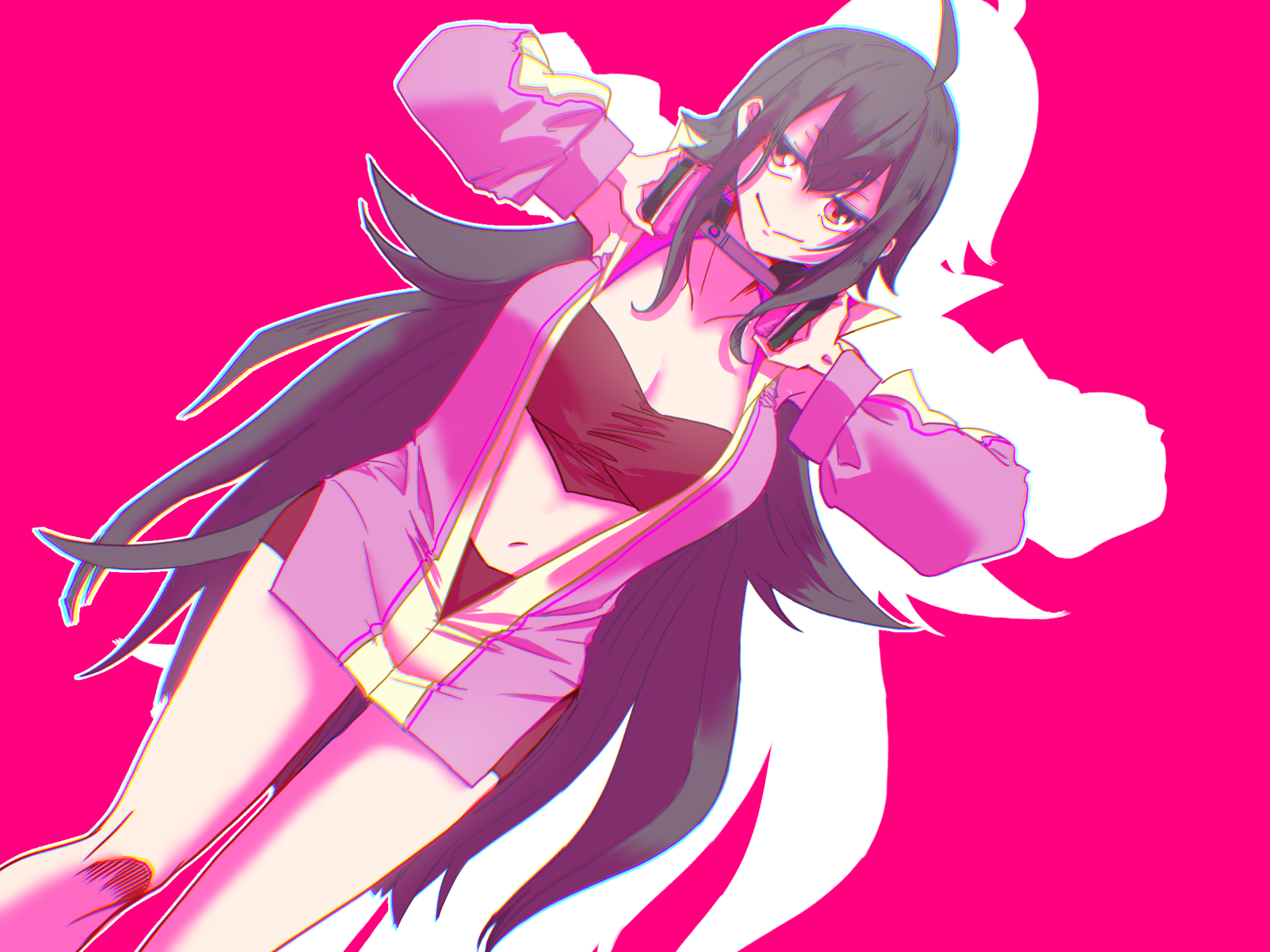 アニメ塗り風イラスト-1