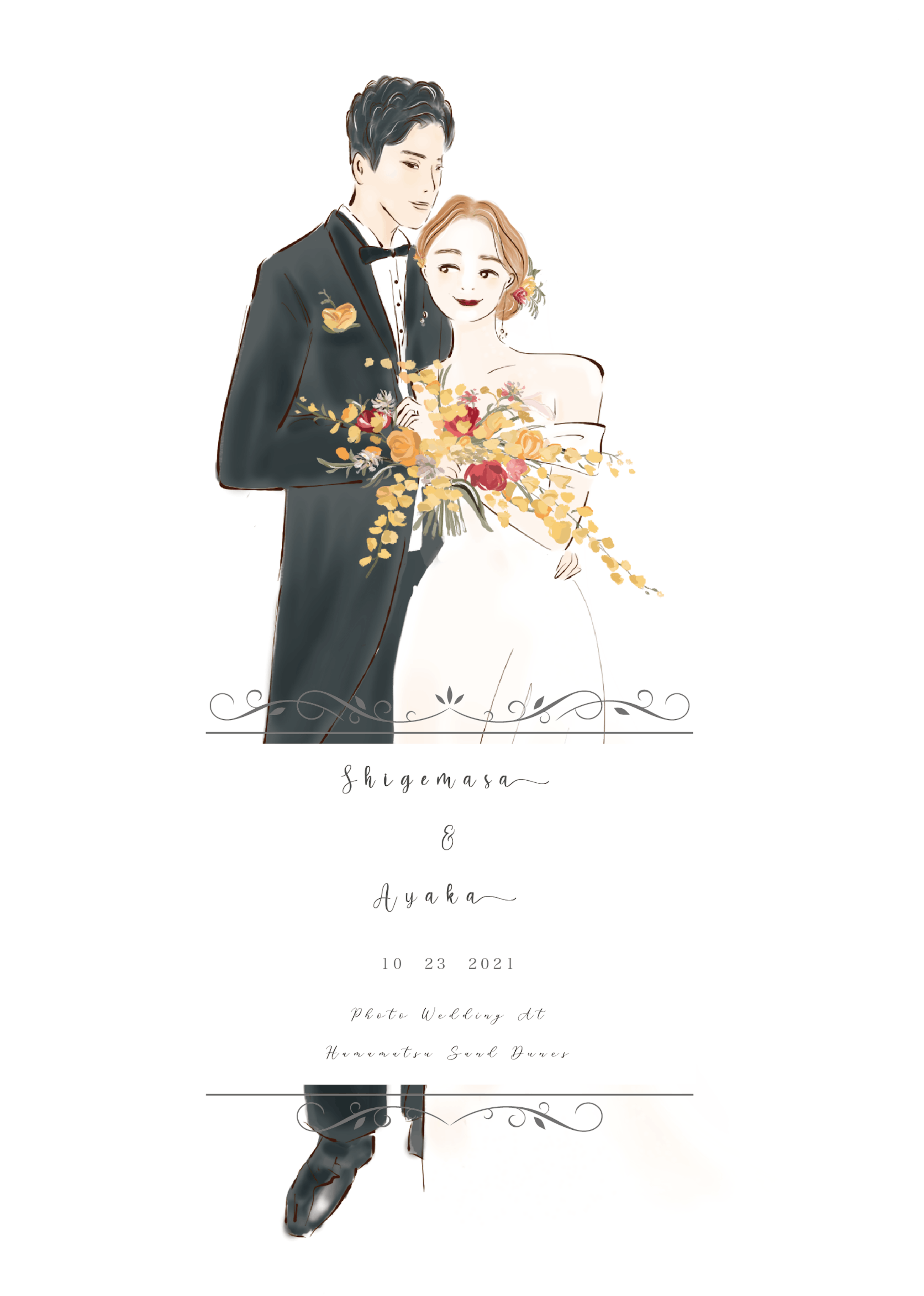 ウェディングイラスト ウェディングイラスト