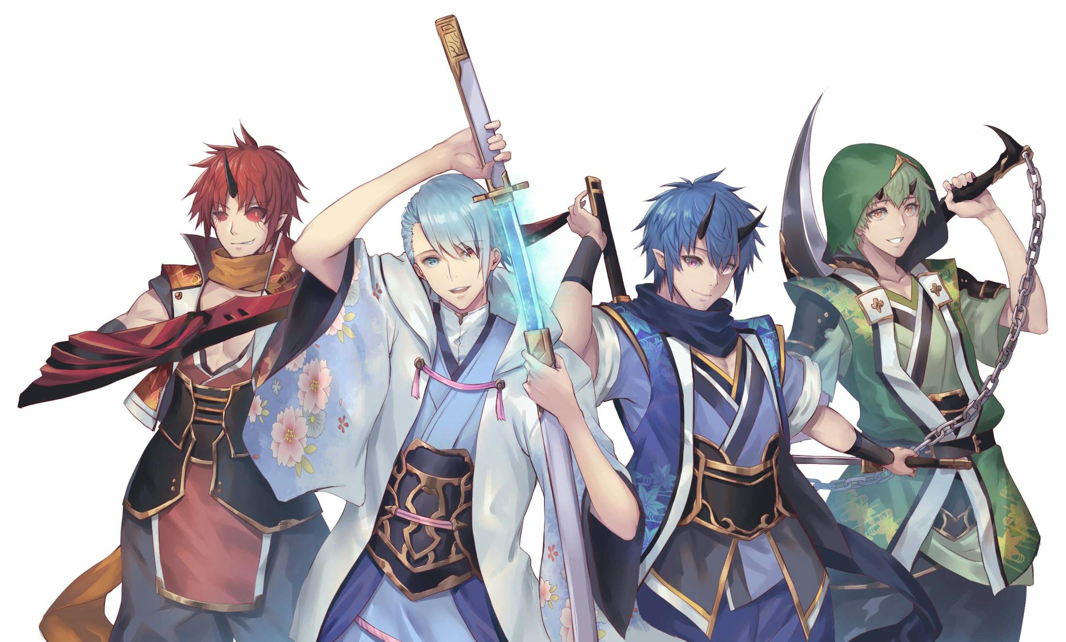 Vtuber銀桜 百花繚乱プロジェクト公式ビジュアルイラスト 背景デザイン Vtuber銀桜 百花繚乱プロジェクト公式ビジュアルイラスト 背景デザイン
