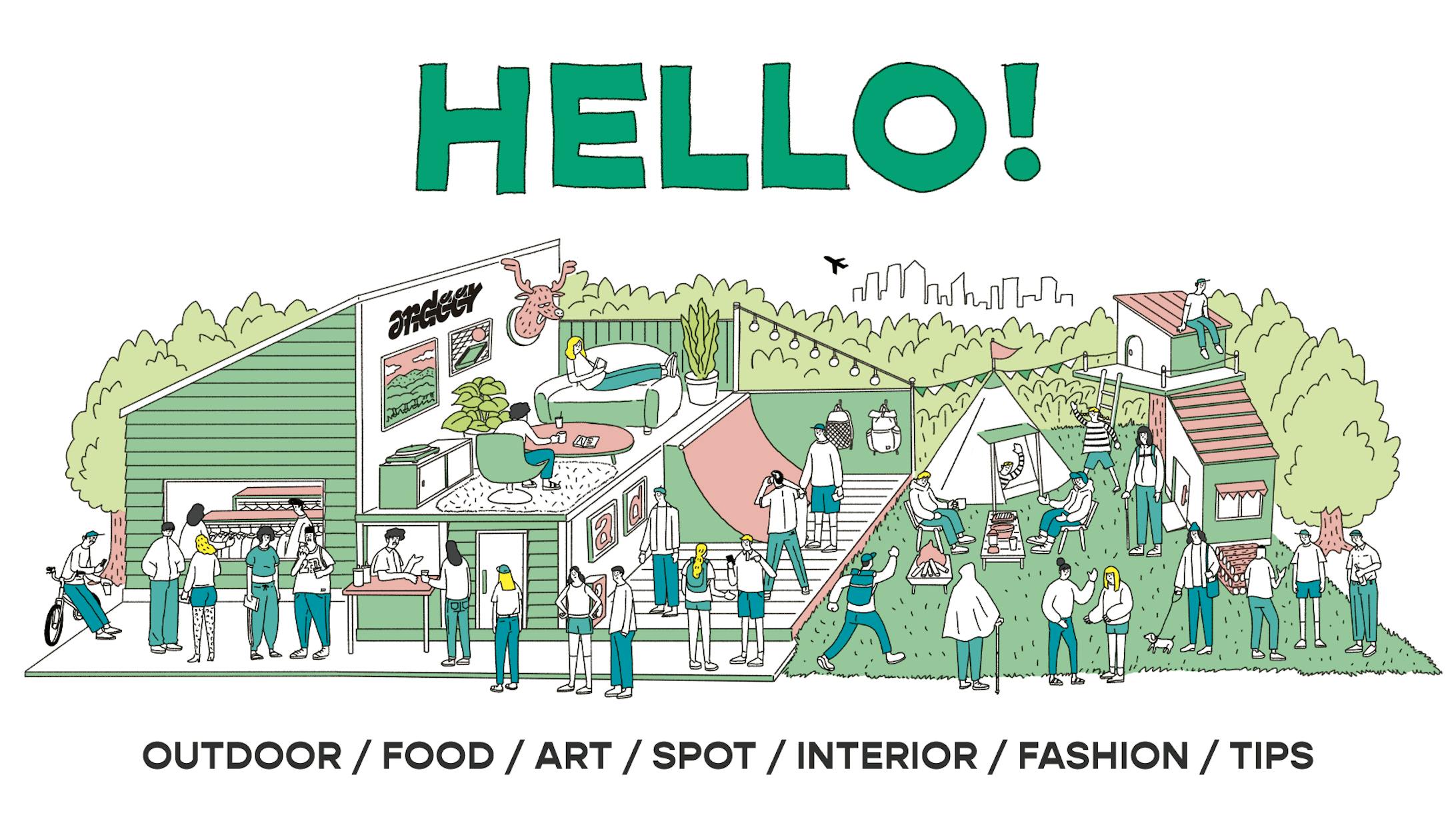 ライフスタイルメディア「andoor」 KV制作-1