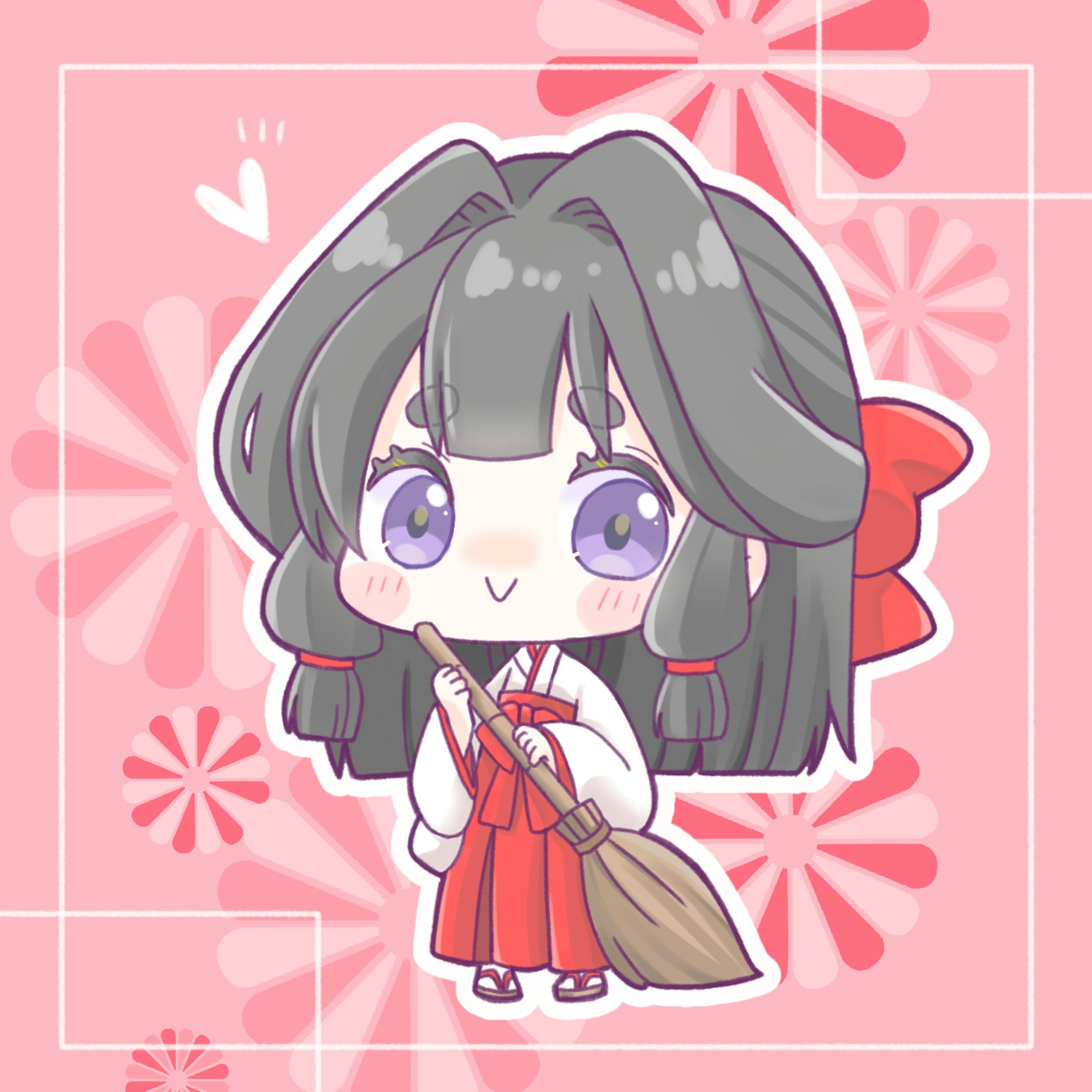 巫女さん-1