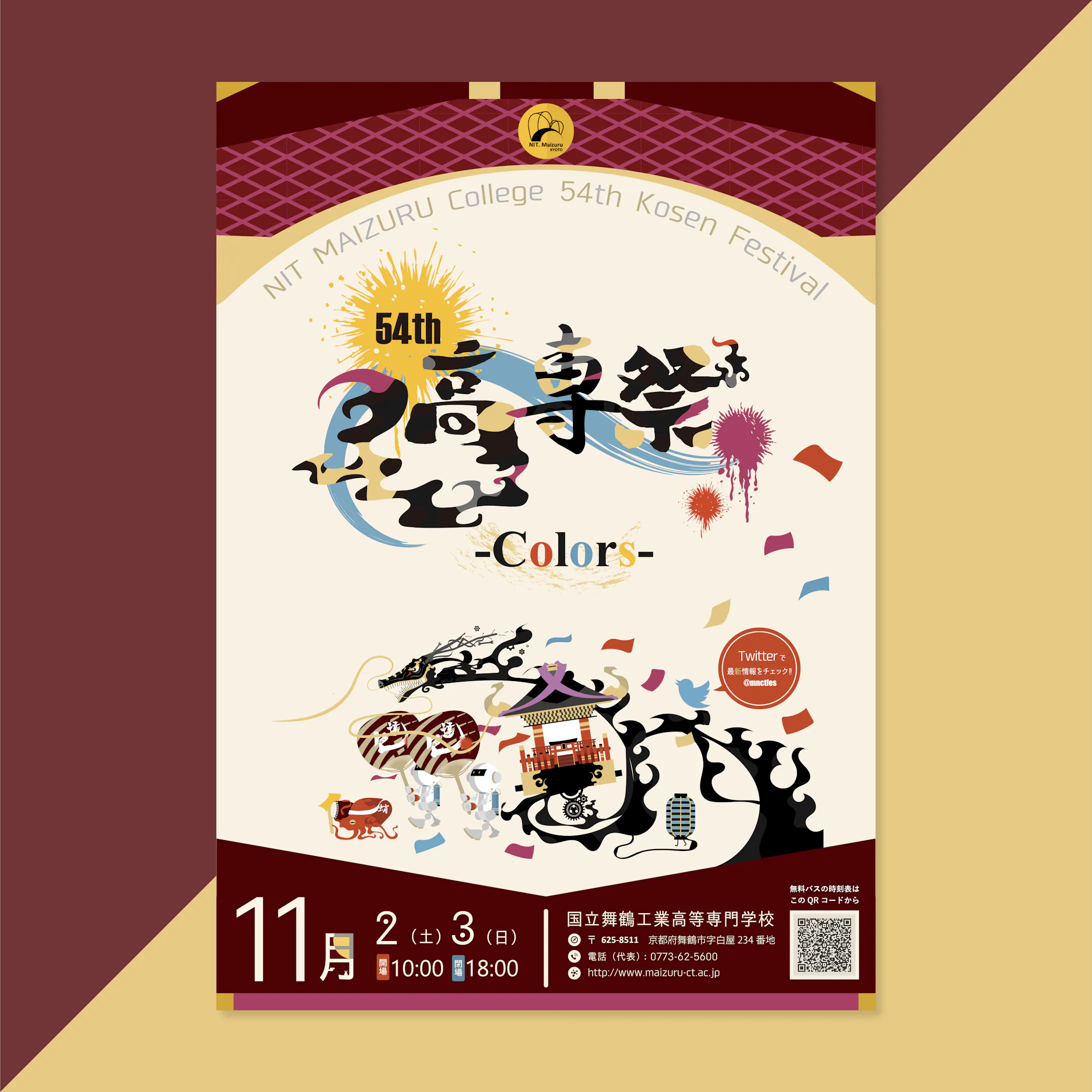 第54回高専祭 ポスター等