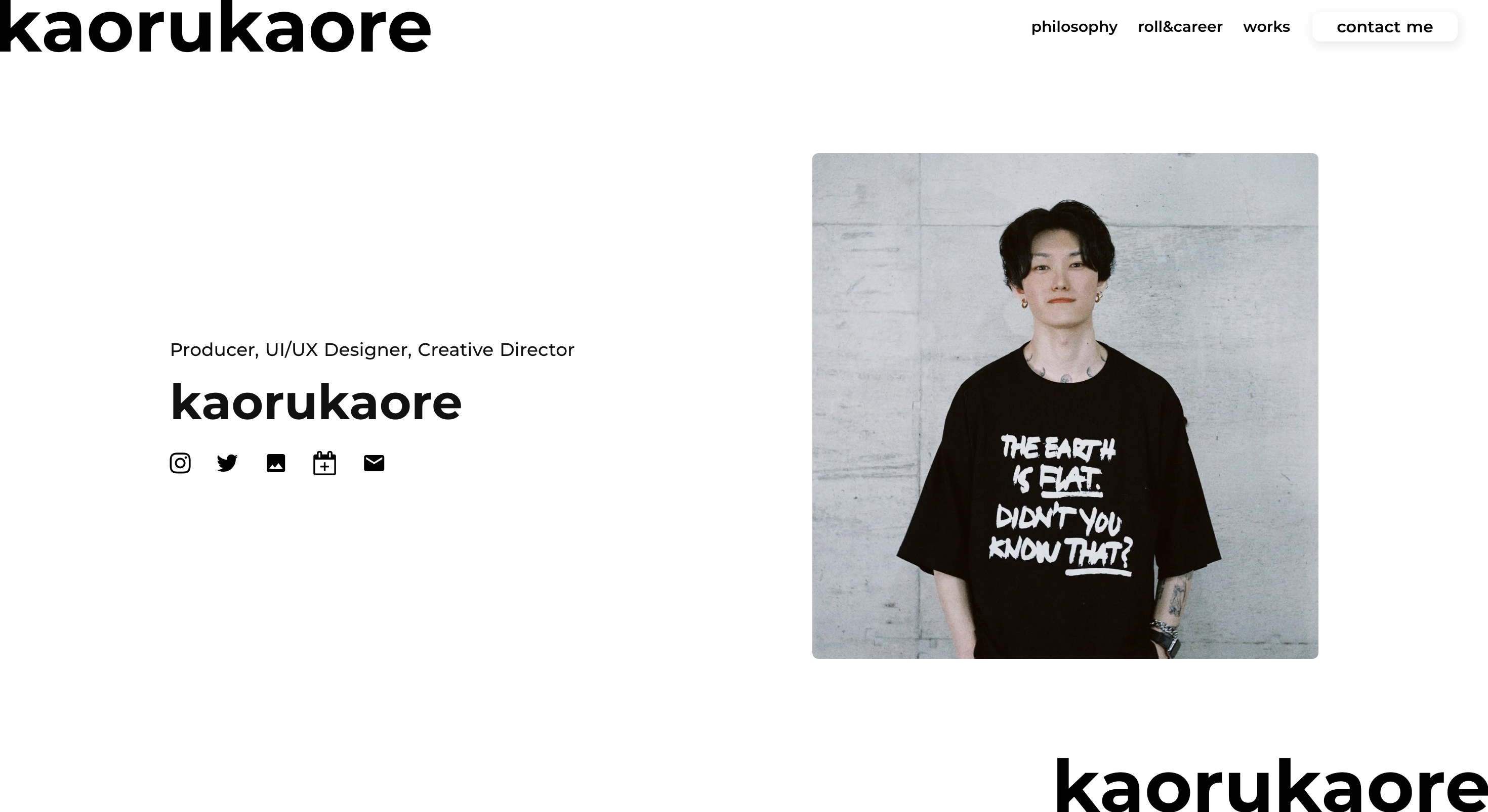 kaorukaore Portfolio (self HP)