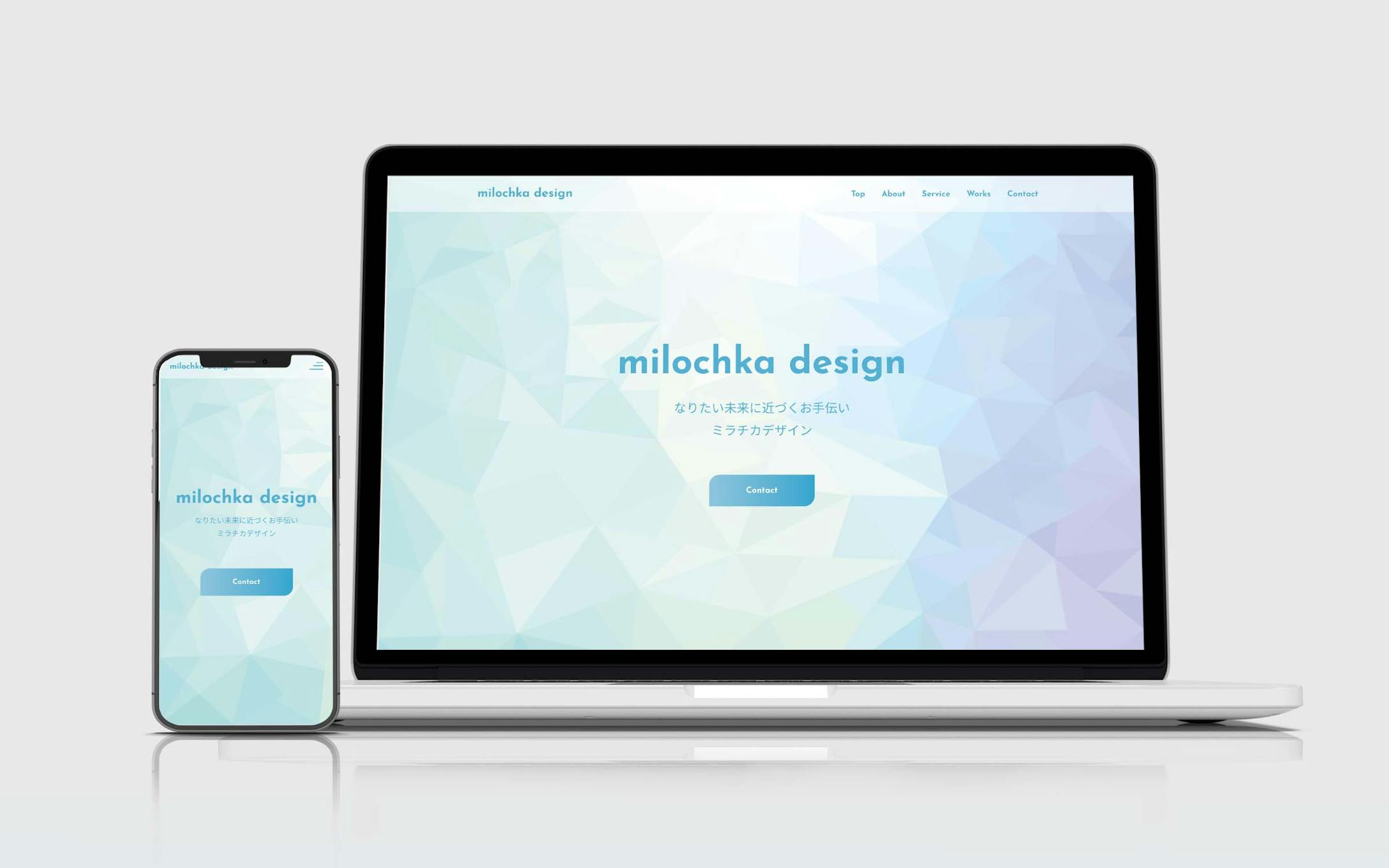 milochka design　ポートフォリオサイト-1