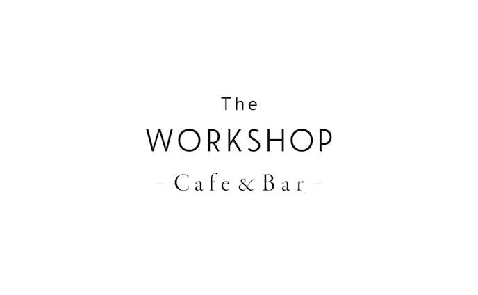 The WORKSHOP - Cafe & Bar - ロゴタイプ