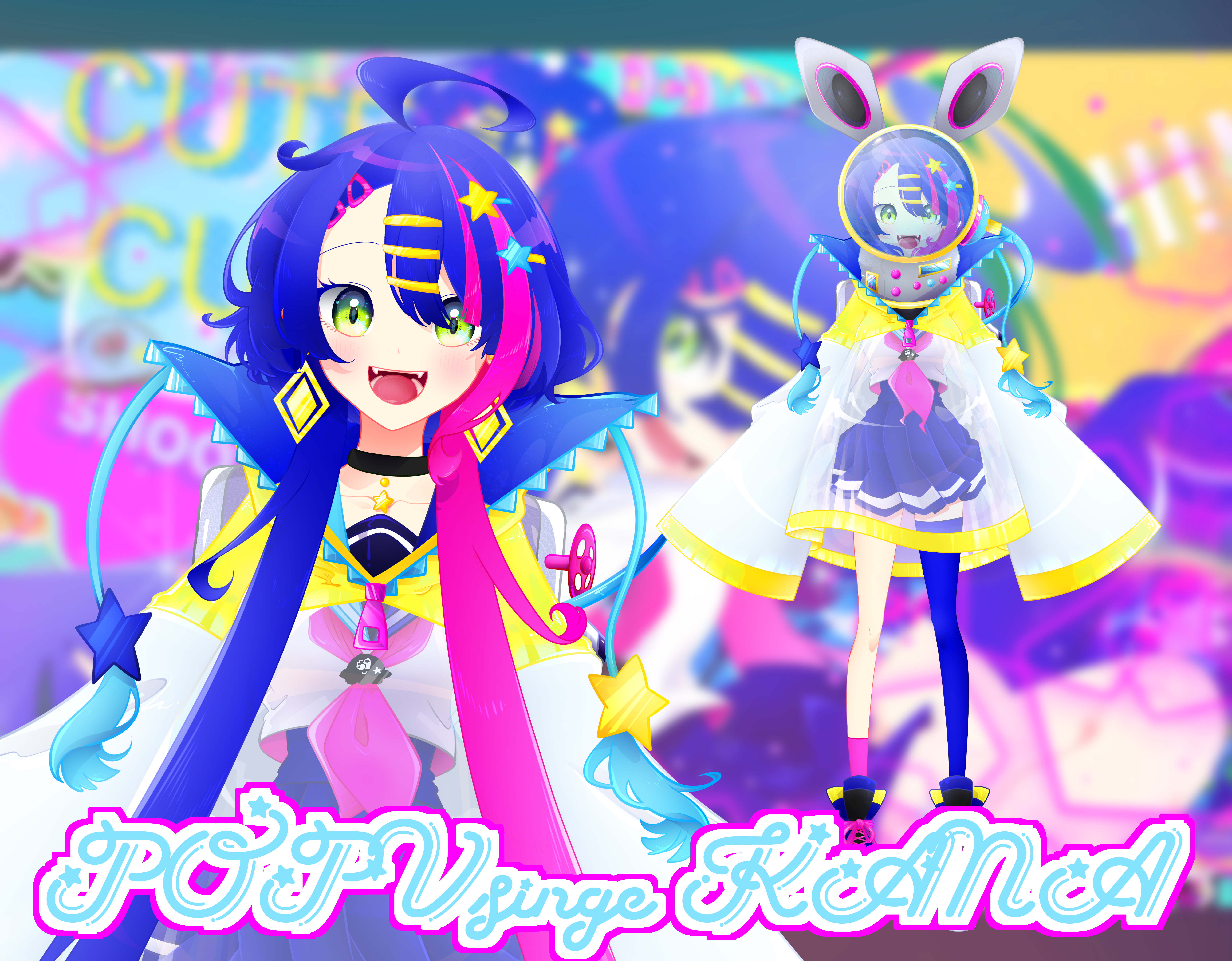 POP Vsinger →カナ←様　イラスト・Live2Dモデリング-1