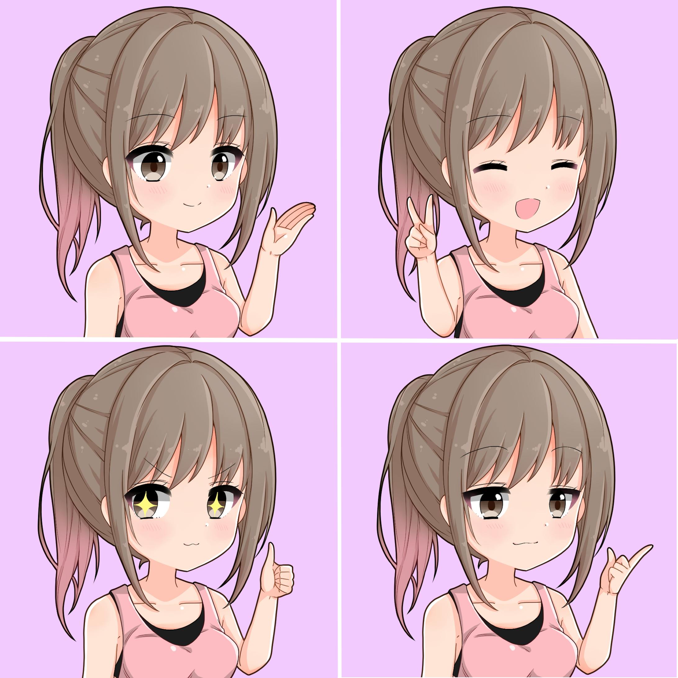 アニメデフォルメ系イラスト