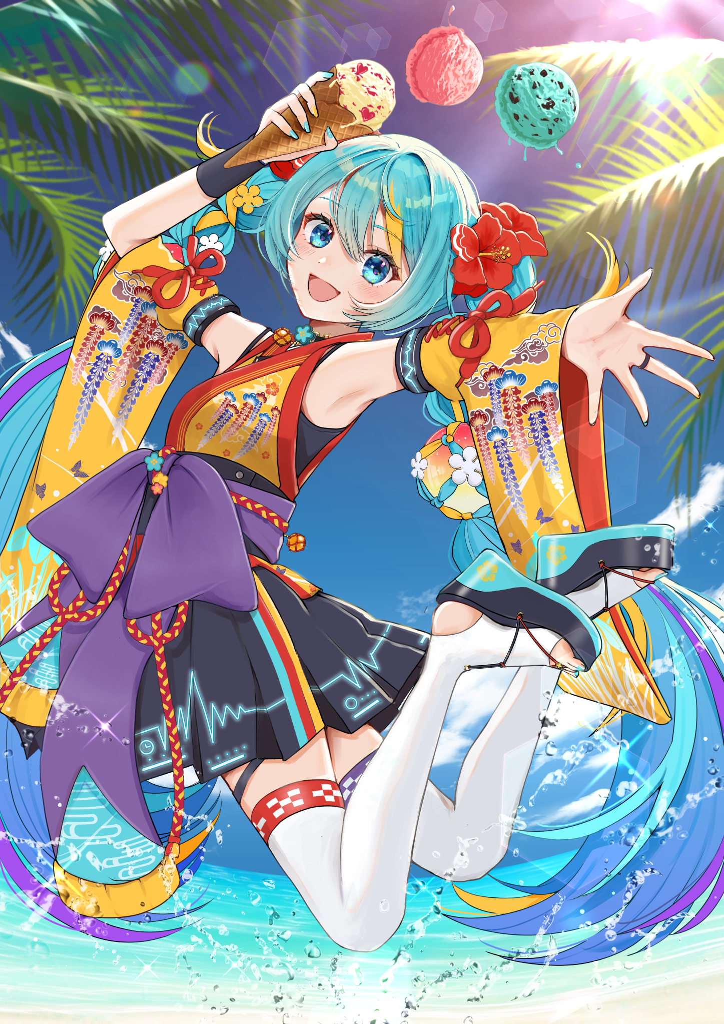 沖縄×初音ミクファンアート