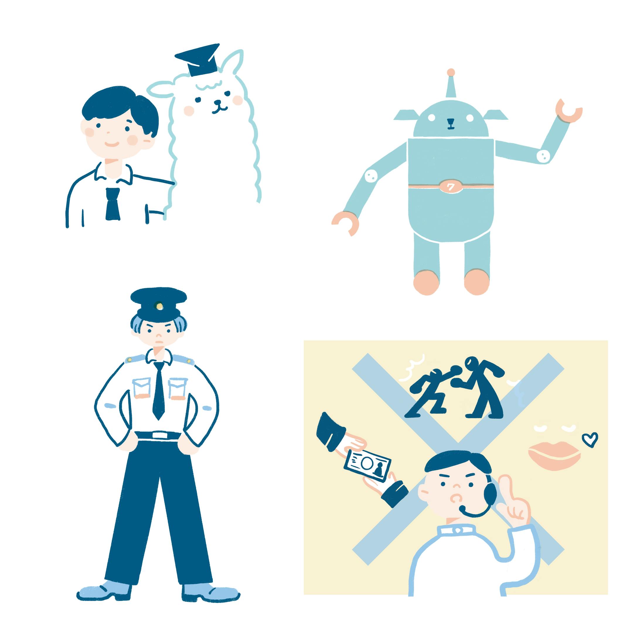 ひま部 イラスト 保護者向け ひま部 イラスト 保護者向け