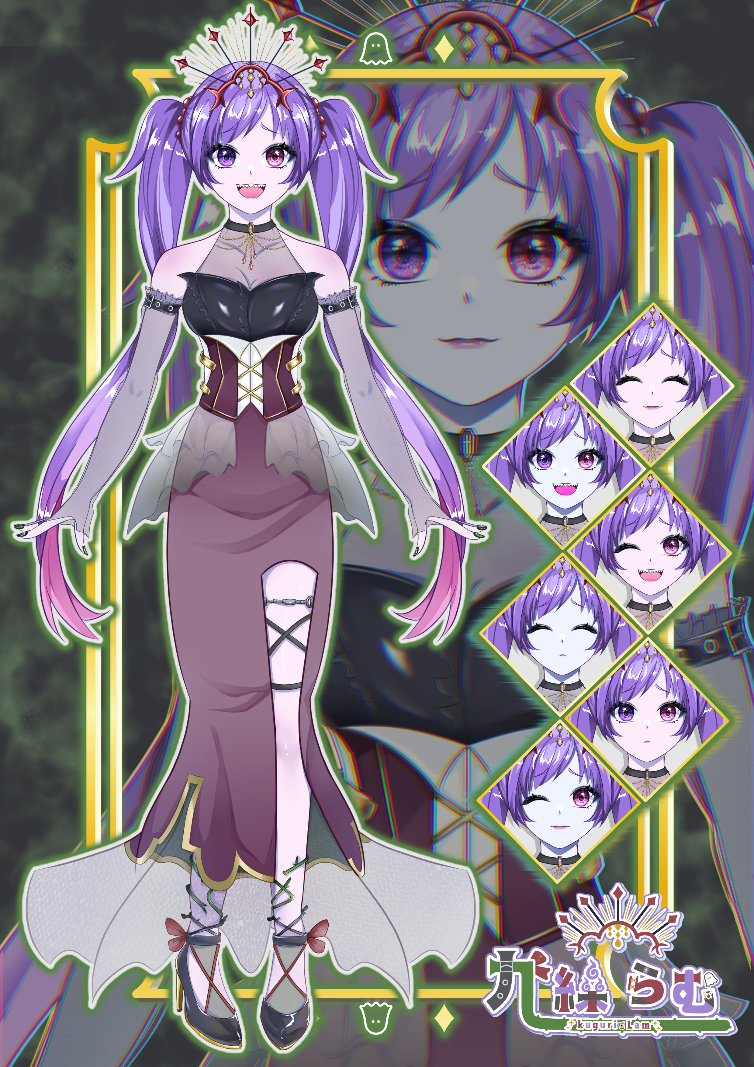 九繰らむ様/IRIAM用立ち絵-1