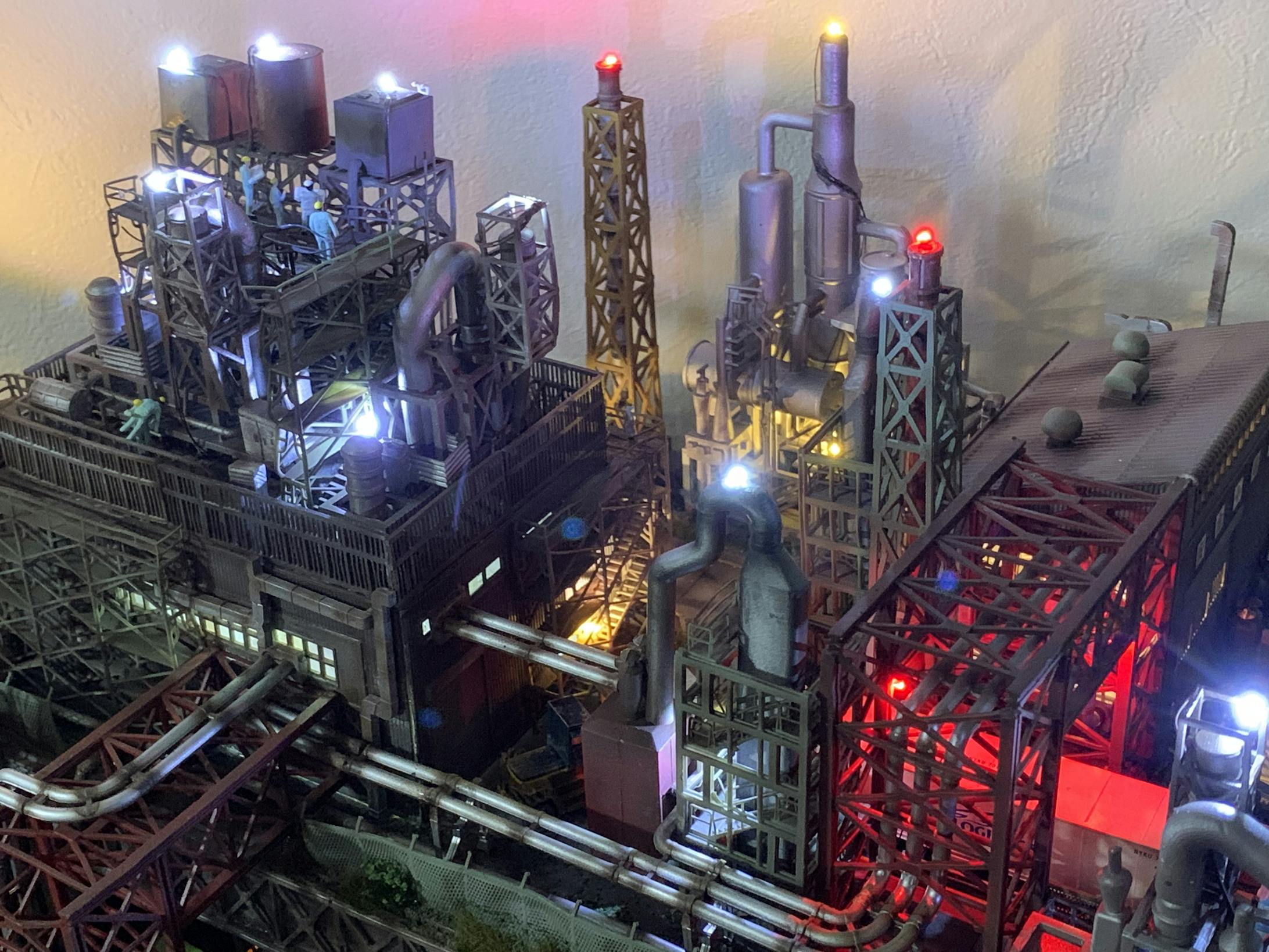 ⑨工業地帯夜景