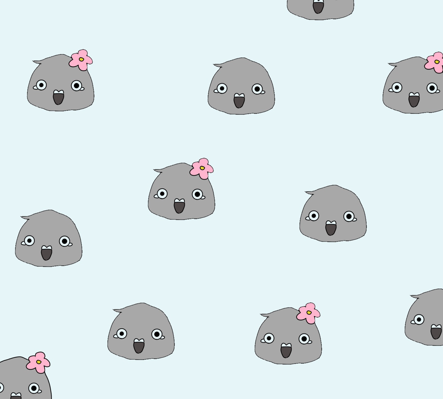 鳩のぽぅ LINEスタンプ素材、イラスト-1