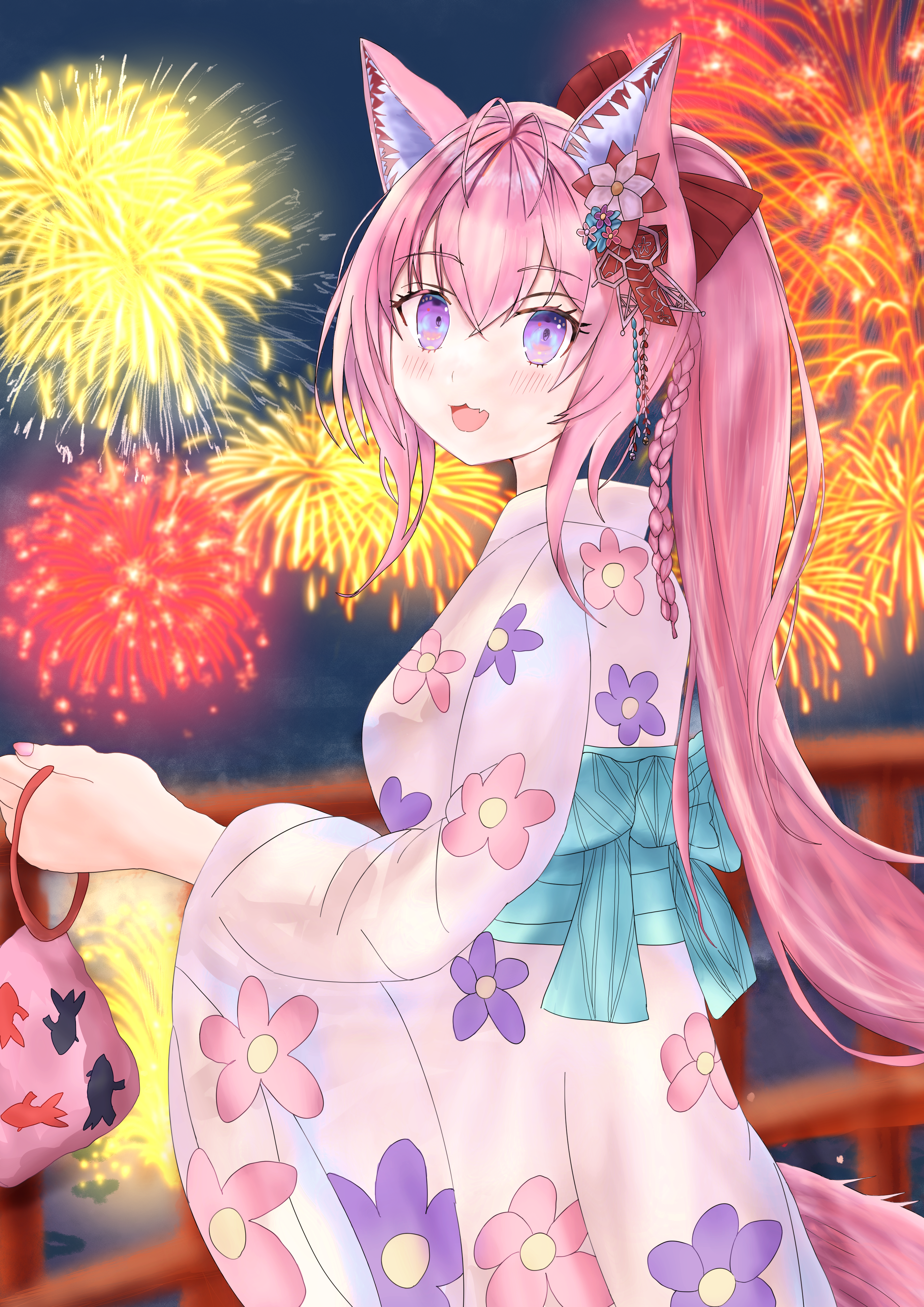 博衣こより　浴衣-1