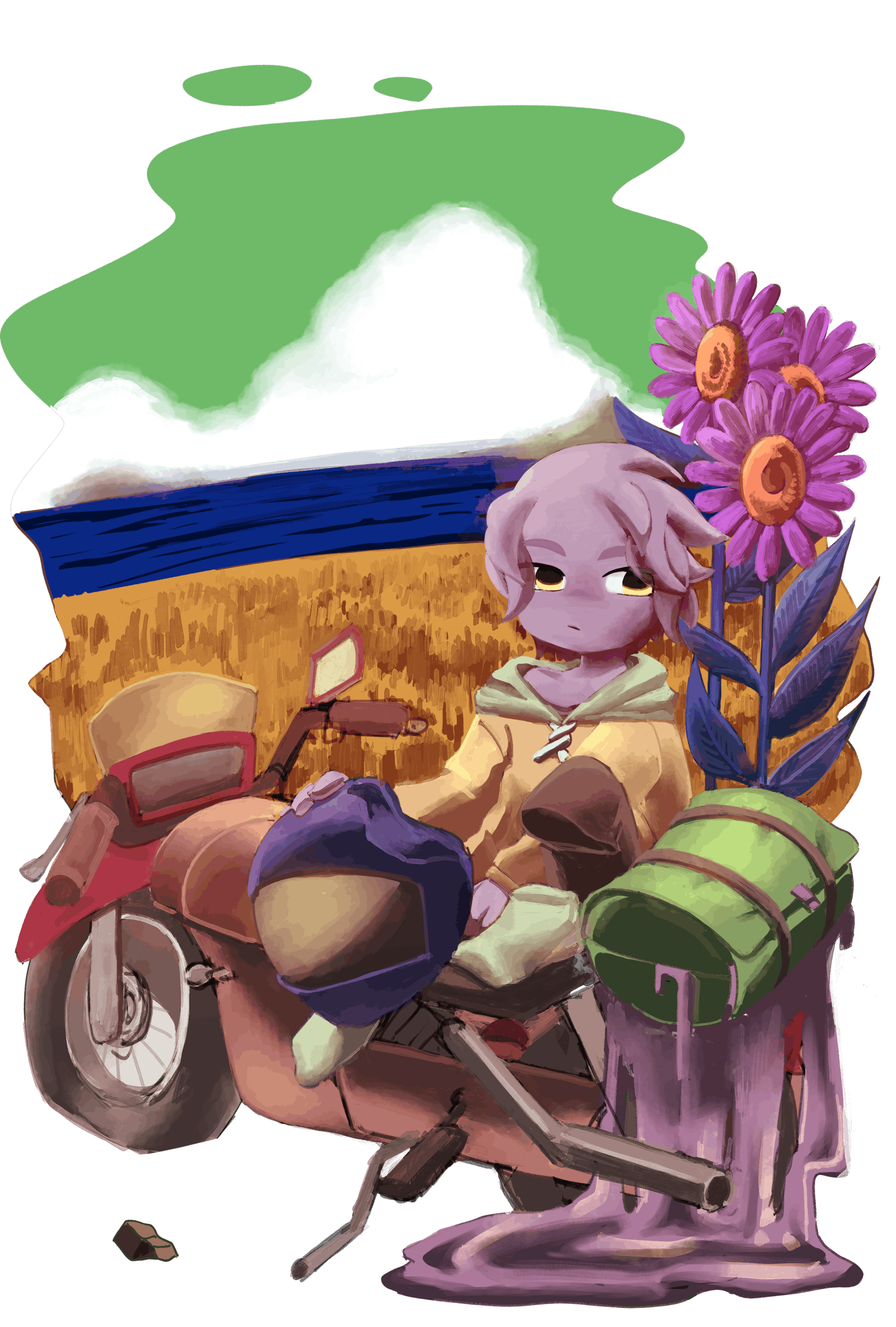 ヴィネット風イラスト ヴィネット風イラスト