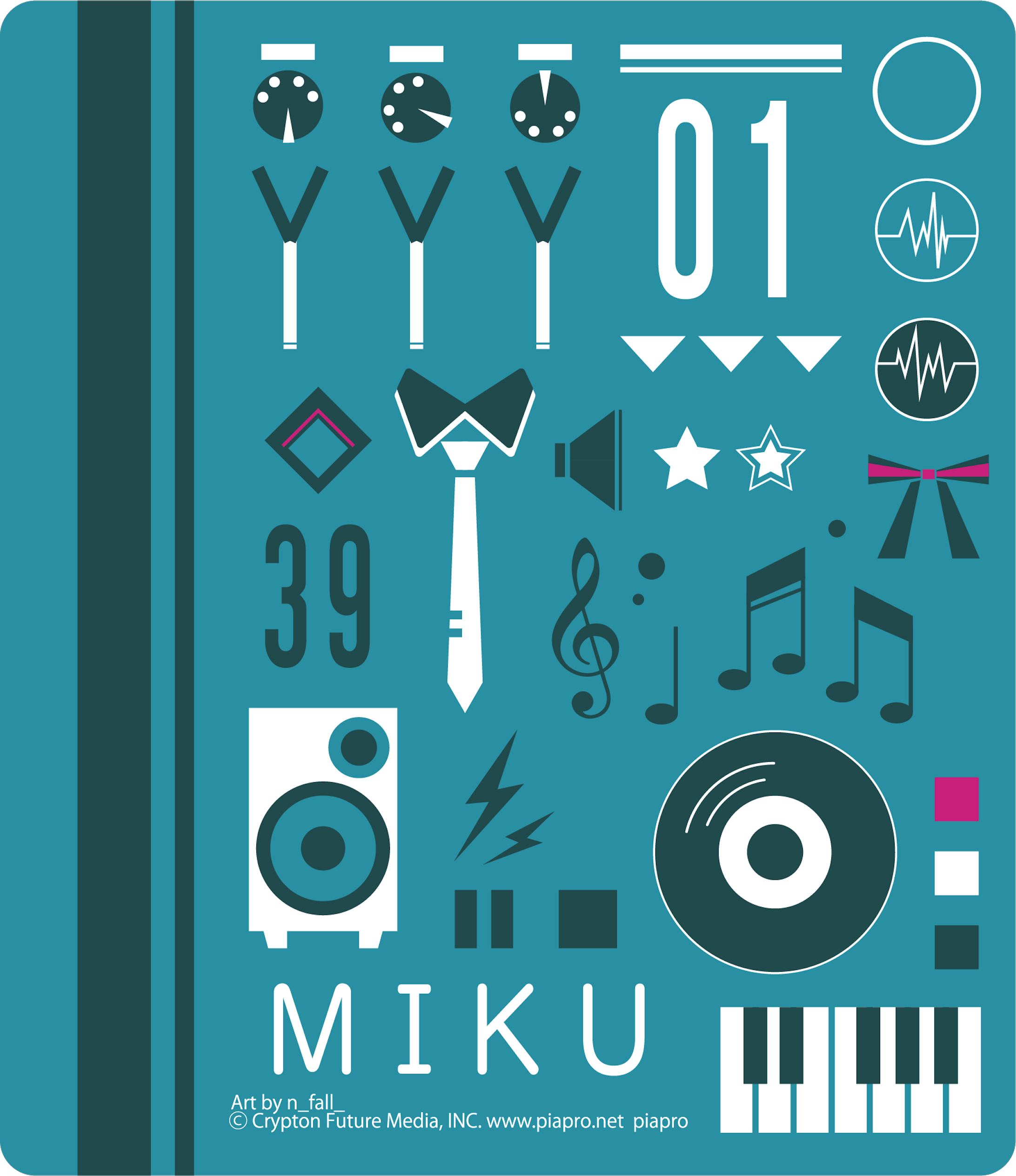 【公式コラボ】ミクレコ着せ替えパネル-1