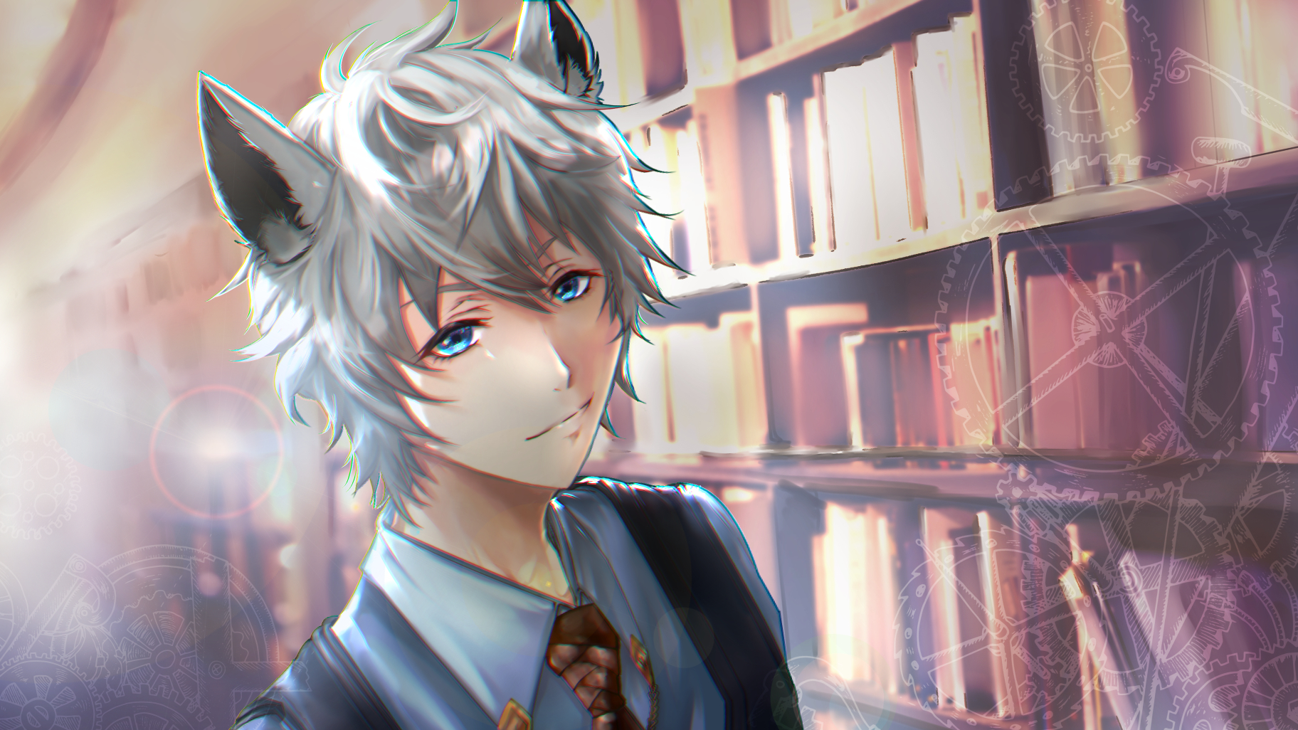 男性Vtuber　１枚絵　胸から上-1
