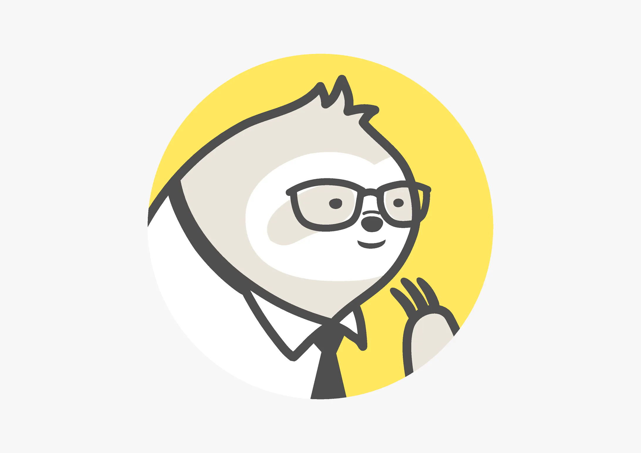Twitterアイコンのキャラクターイラスト