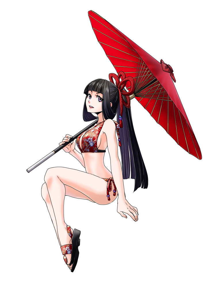 水着サンプル用 和風少女