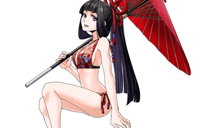 水着サンプル用 和風少女 水着サンプル用 和風少女