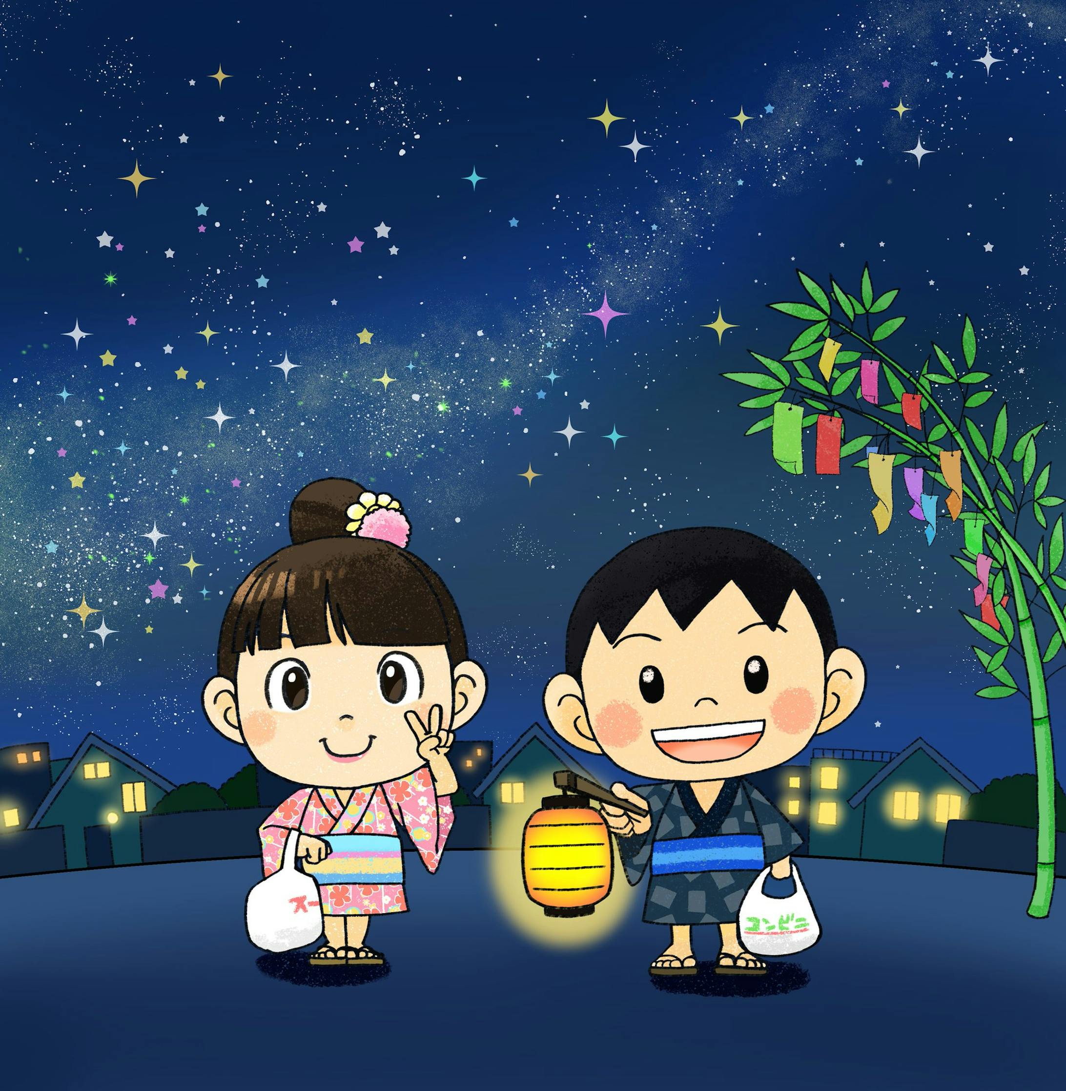 北海道の七夕イラスト 夏イラスト 北海道の七夕イラスト 夏イラスト