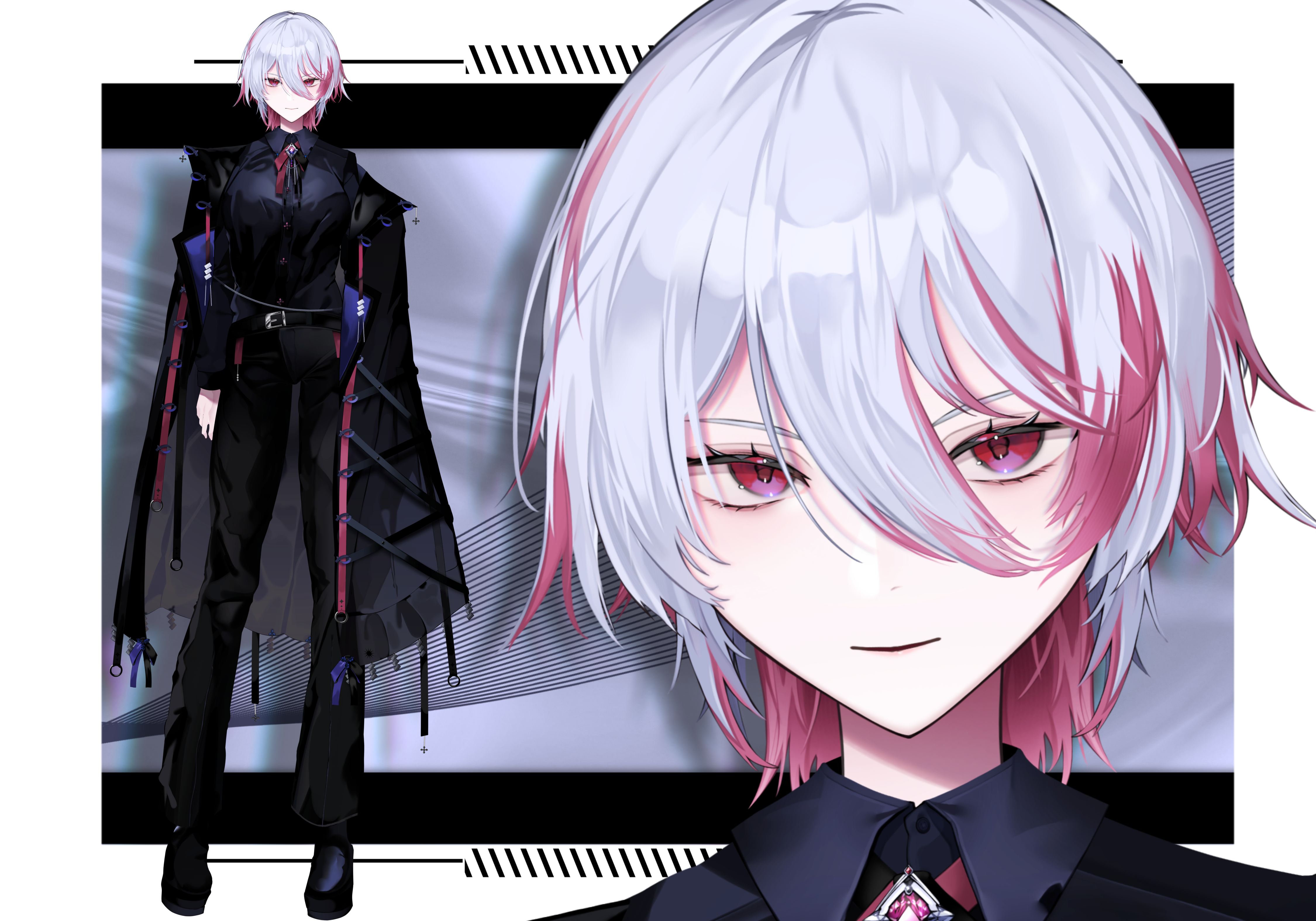 【WORK】穴底ロク様Live2Dモデル-1