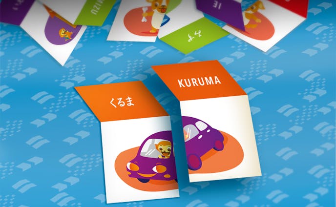 Japanese learning card game