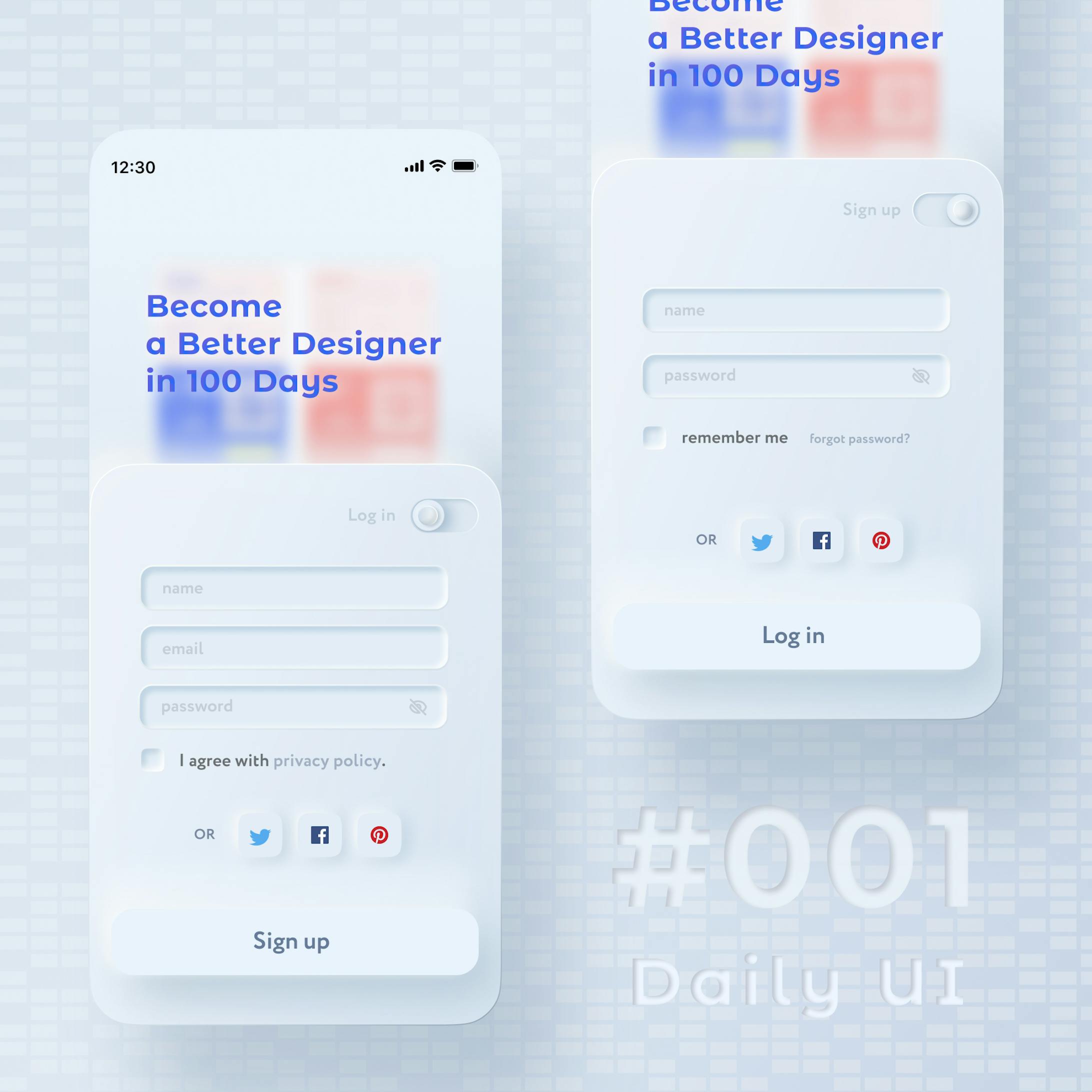 daily UI :  sign up-1