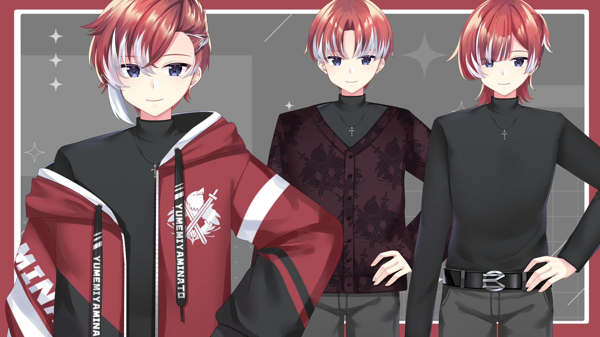 【お仕事】夢宮ミナト様新衣装デザイン＆三面図-1