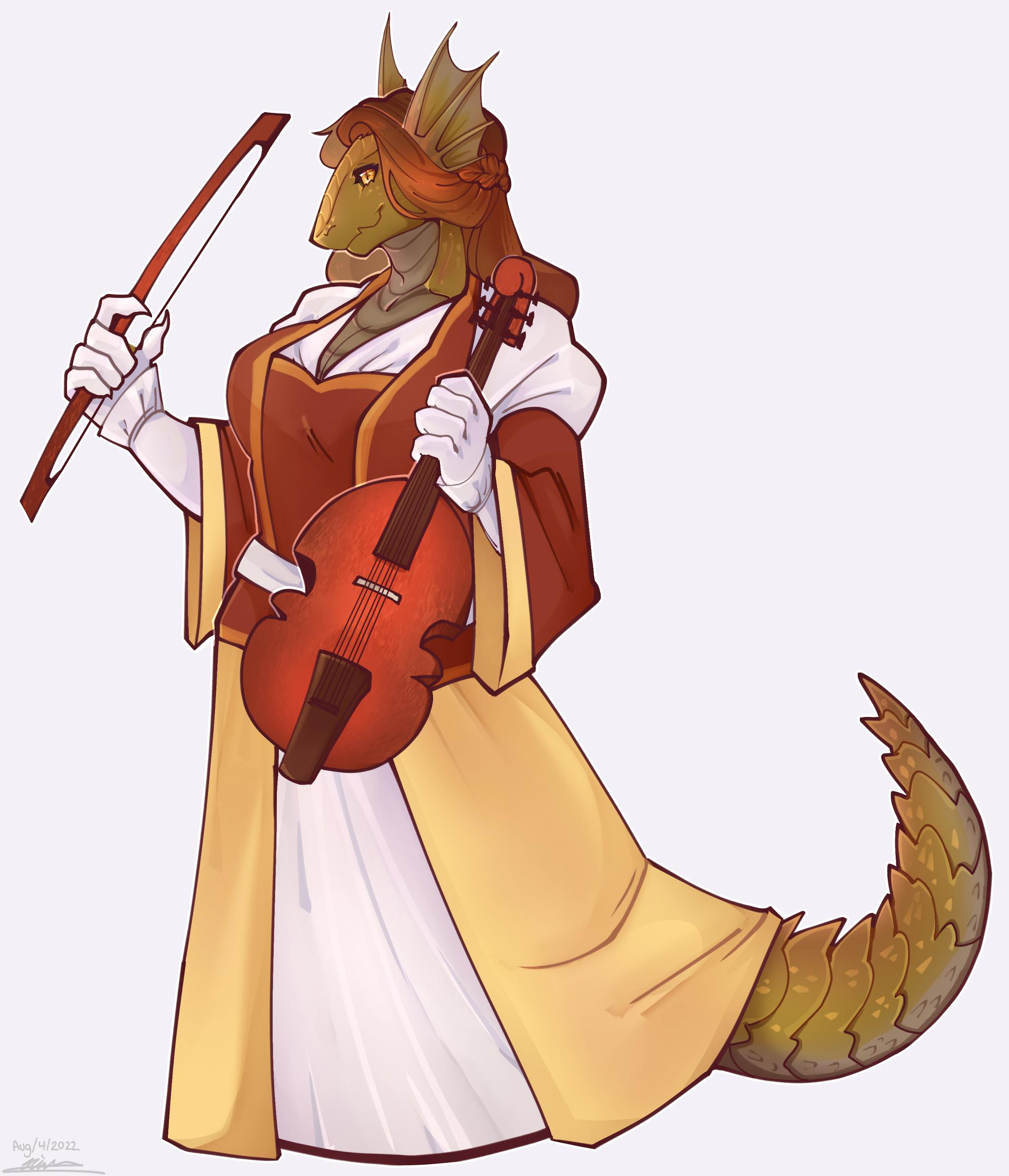 Bronze Dragonborn Bard