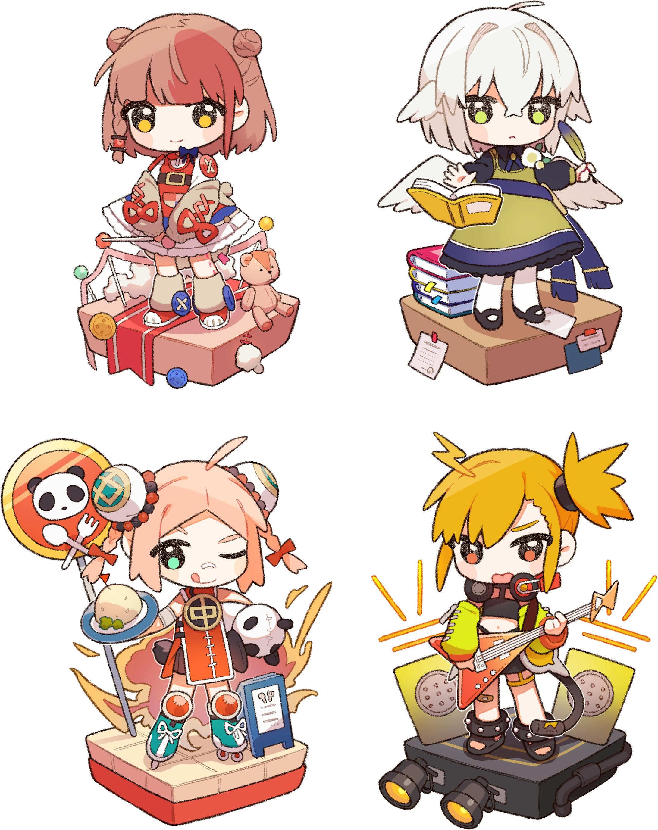 ヴィネット風デフォルメイラスト-1