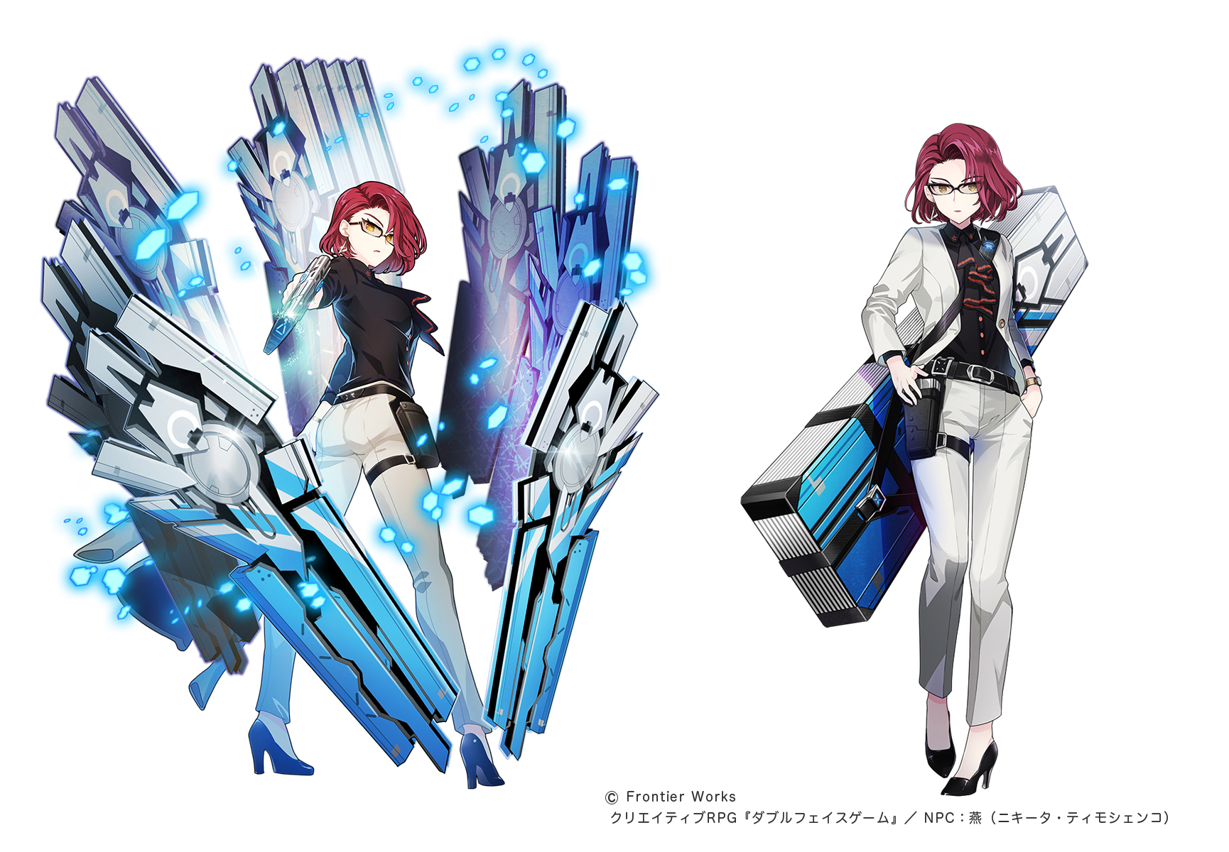 【公式】『ダブルフェイスゲーム』NPC・武器デザイン-1