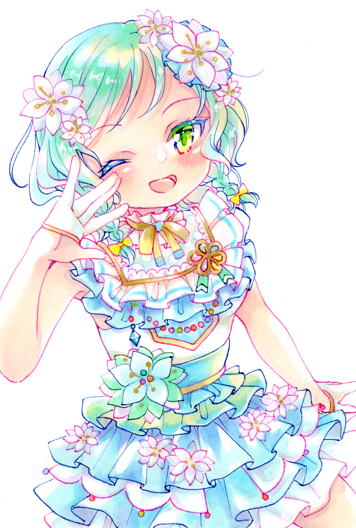 二次創作イラスト（水彩）