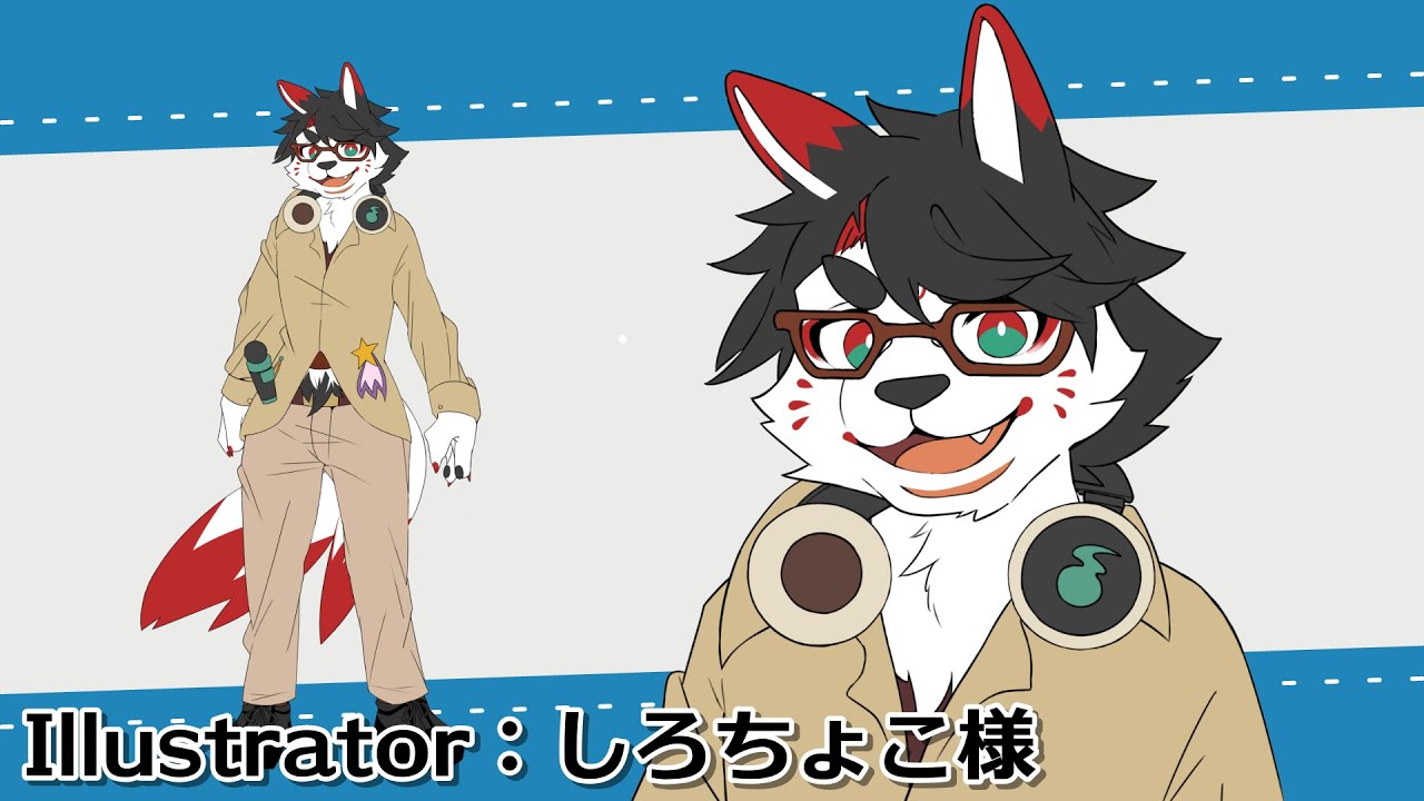 【制作実績】唄狛 潮様Live2Dモデル
