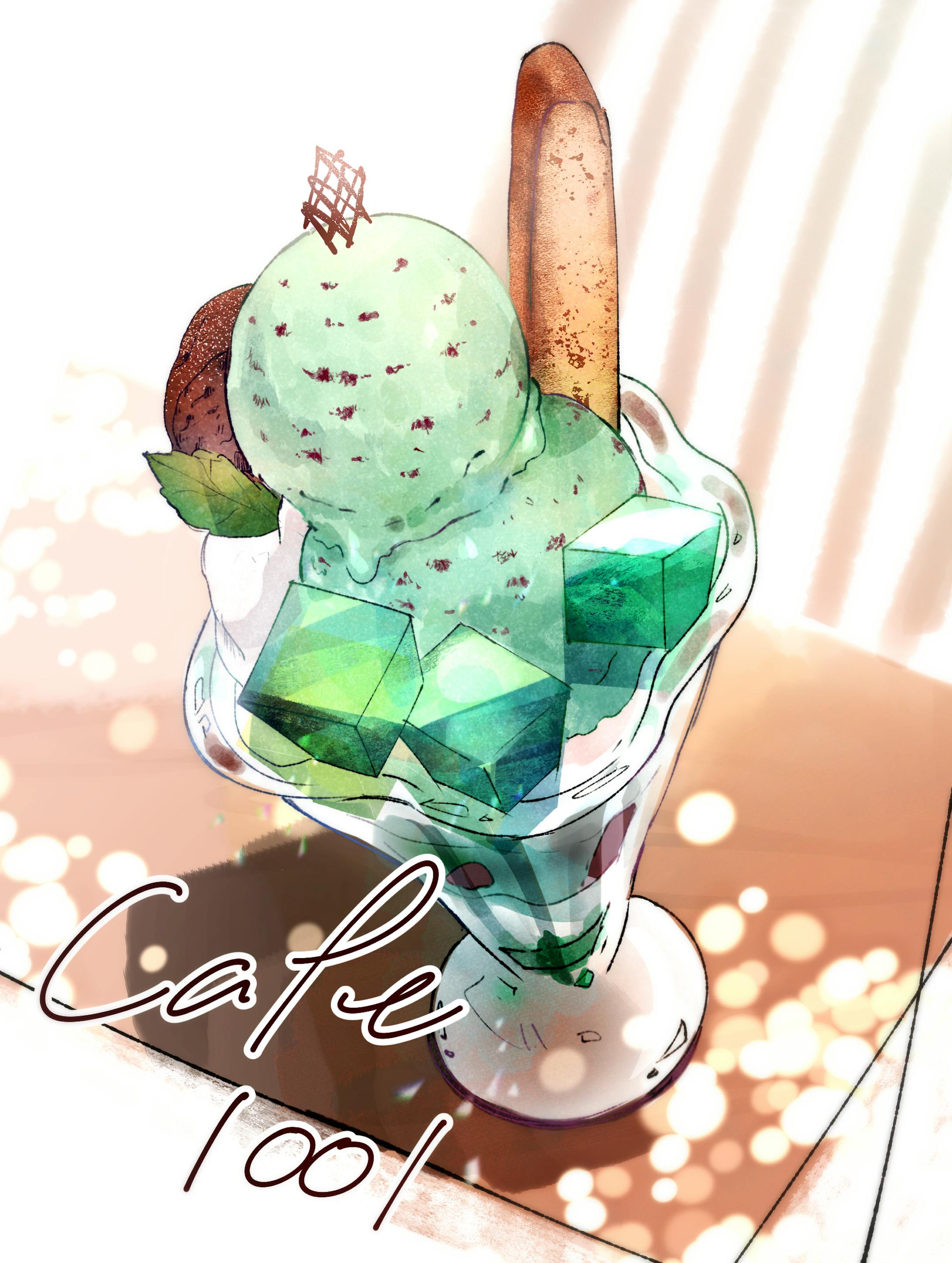 チョコミントパフェ チョコミントパフェ