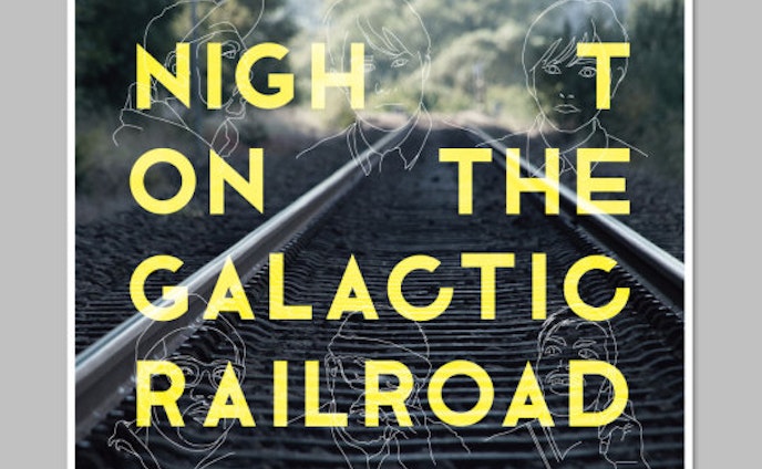 『夜汽車に乗って〜Night on the galactic railroad』CD design.